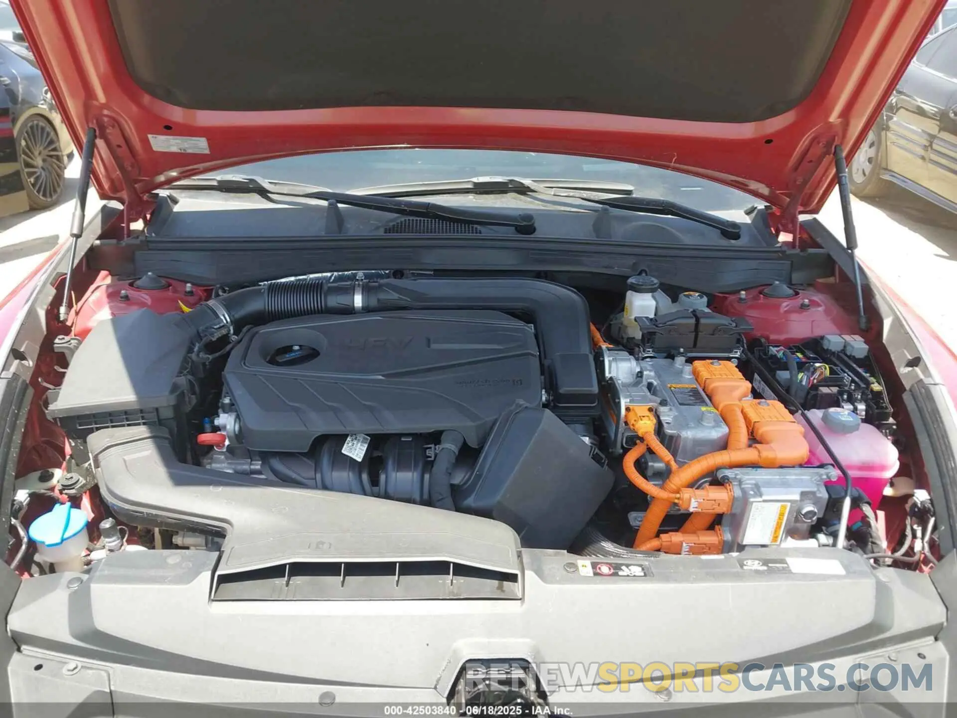 10 fotografías del automóvil dañado KMHL54JJXPA062230 HYUNDAI SONATA HYBRID 2023