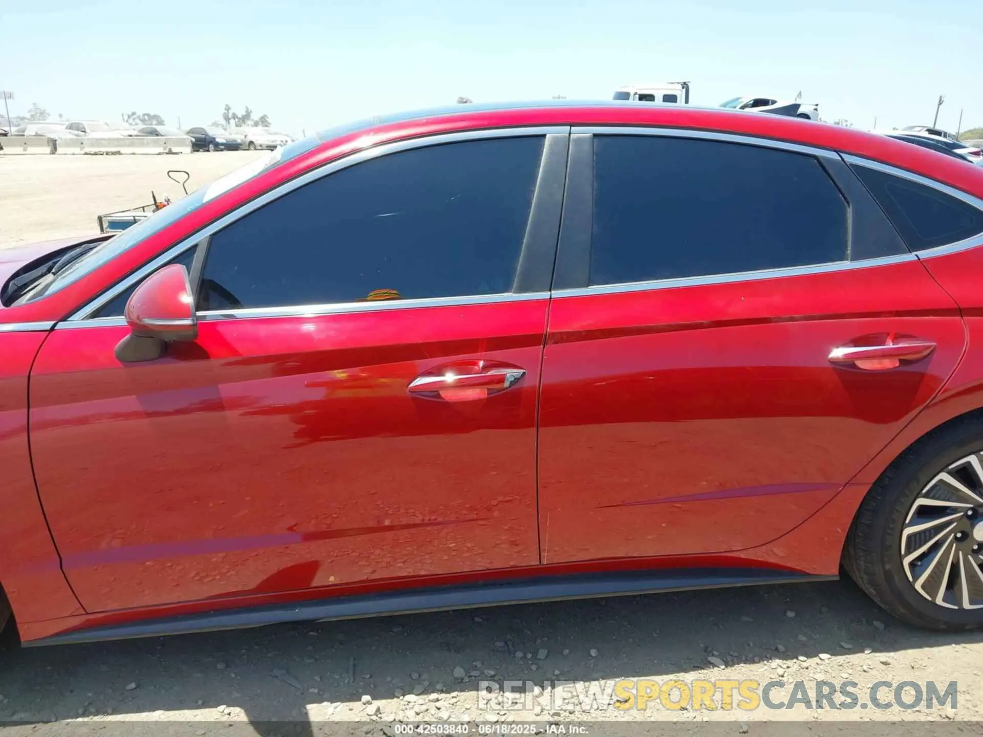 14 fotografías del automóvil dañado KMHL54JJXPA062230 HYUNDAI SONATA HYBRID 2023