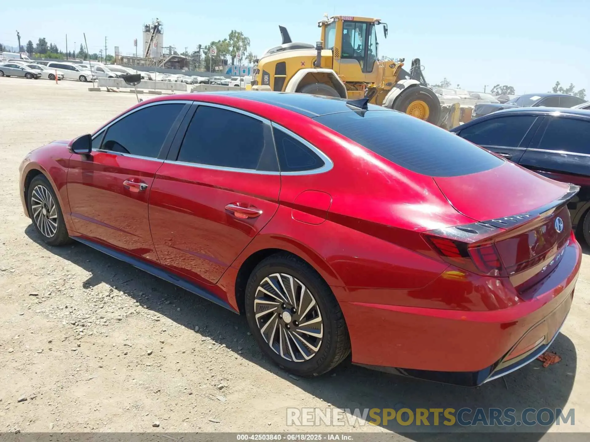 3 fotografías del automóvil dañado KMHL54JJXPA062230 HYUNDAI SONATA HYBRID 2023