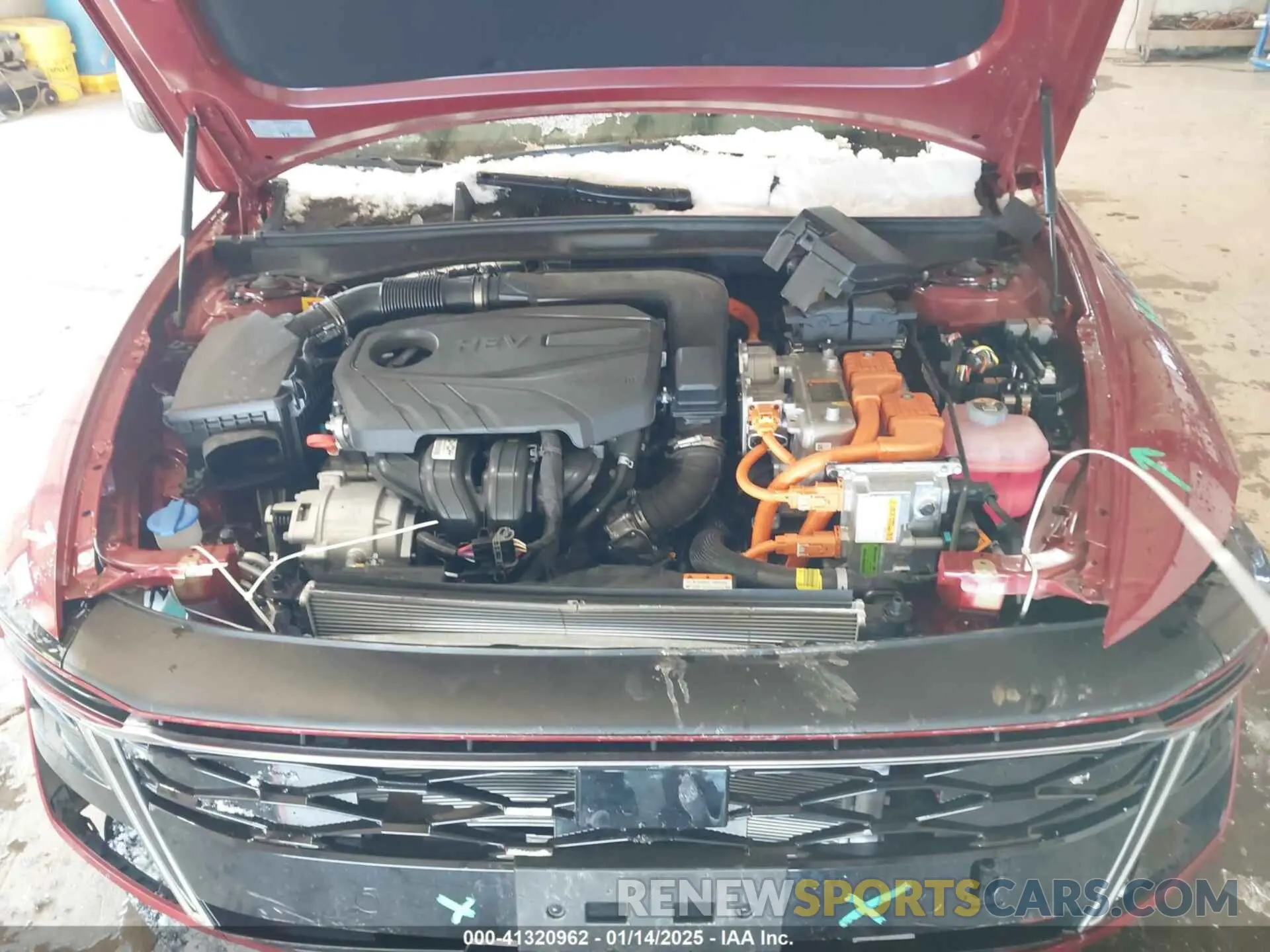 10 fotografías del automóvil dañado KMHL34JJ1RA087607 HYUNDAI SONATA HYBRID 2024