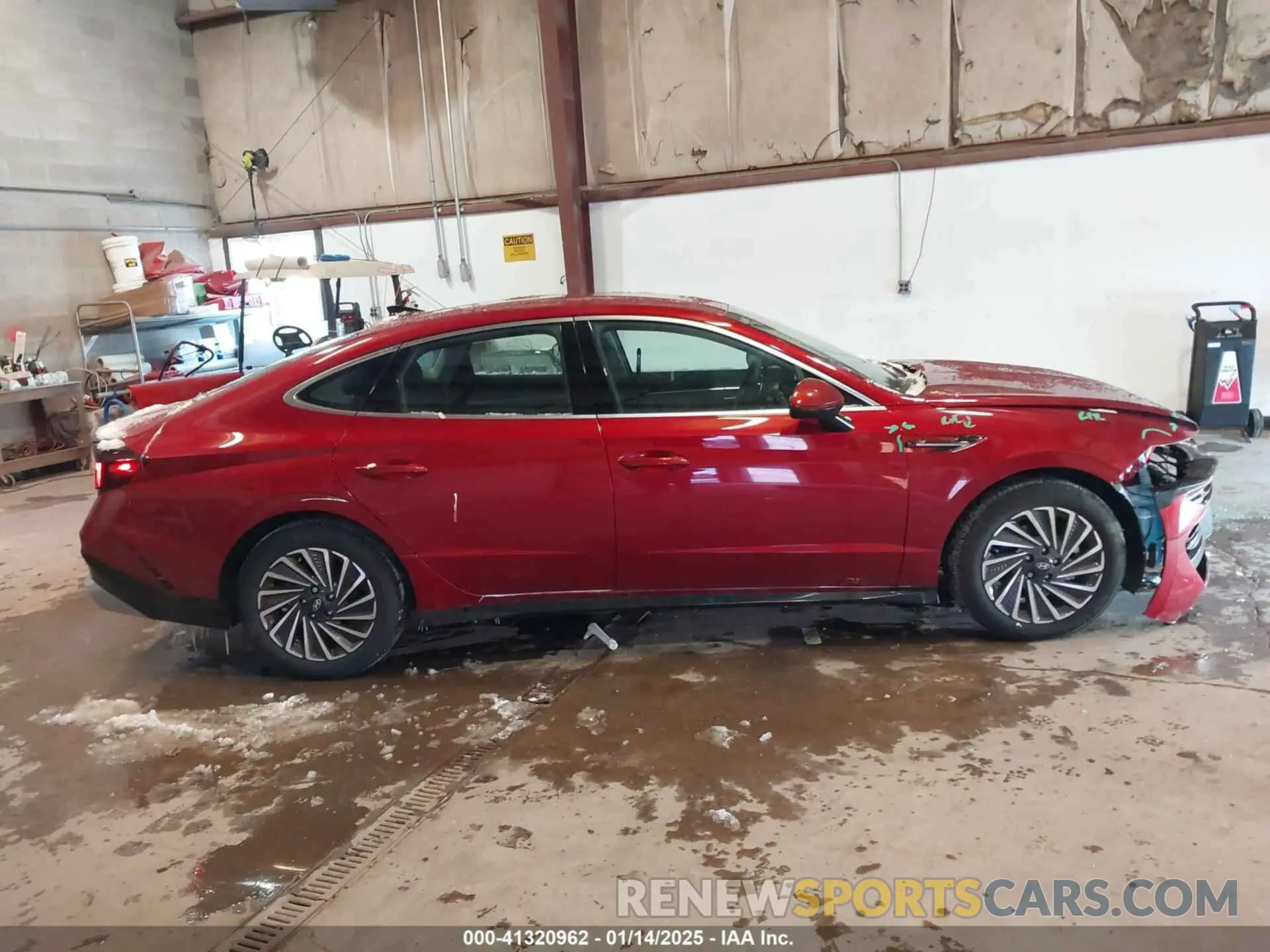 14 fotografías del automóvil dañado KMHL34JJ1RA087607 HYUNDAI SONATA HYBRID 2024
