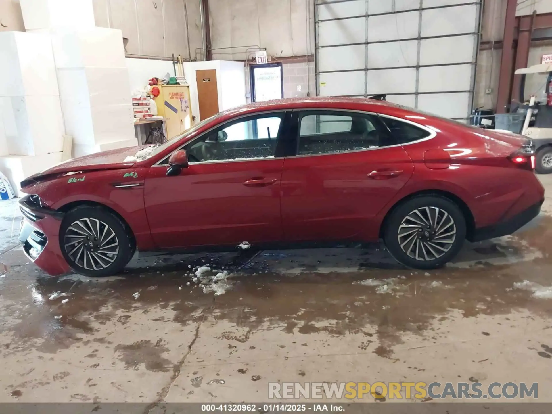 15 fotografías del automóvil dañado KMHL34JJ1RA087607 HYUNDAI SONATA HYBRID 2024