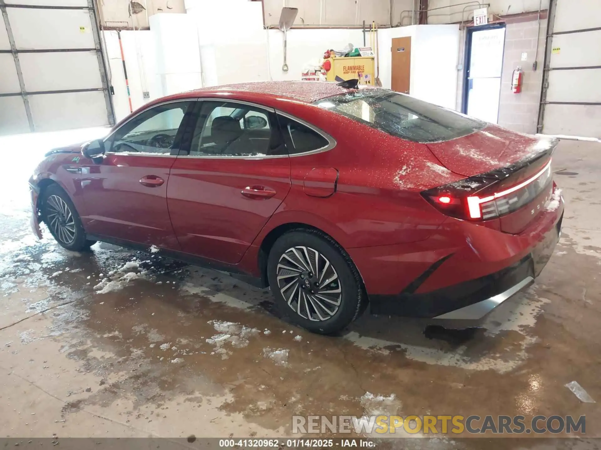 3 fotografías del automóvil dañado KMHL34JJ1RA087607 HYUNDAI SONATA HYBRID 2024