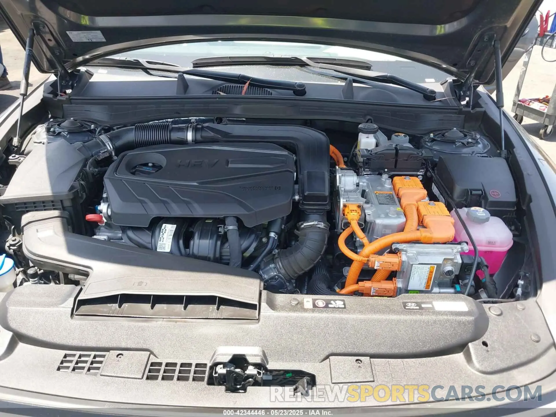 10 fotografías del automóvil dañado KMHL34JJ5RA097329 HYUNDAI SONATA HYBRID 2024