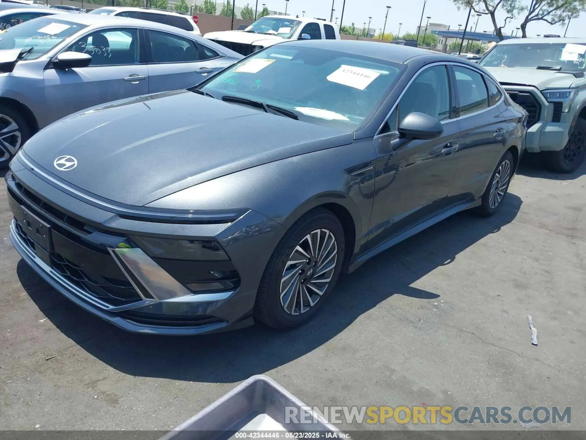 2 fotografías del automóvil dañado KMHL34JJ5RA097329 HYUNDAI SONATA HYBRID 2024