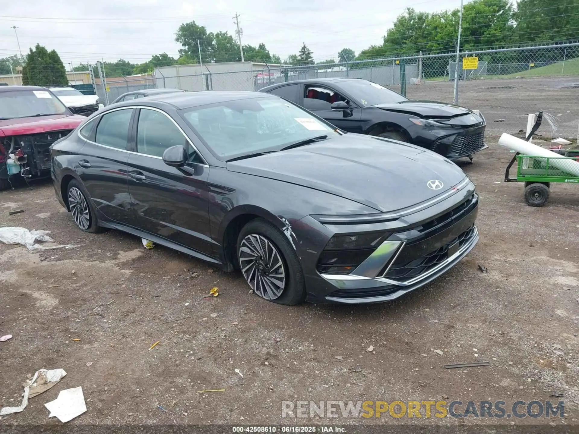 1 fotografías del automóvil dañado KMHL34JJ5RA098531 HYUNDAI SONATA HYBRID 2024