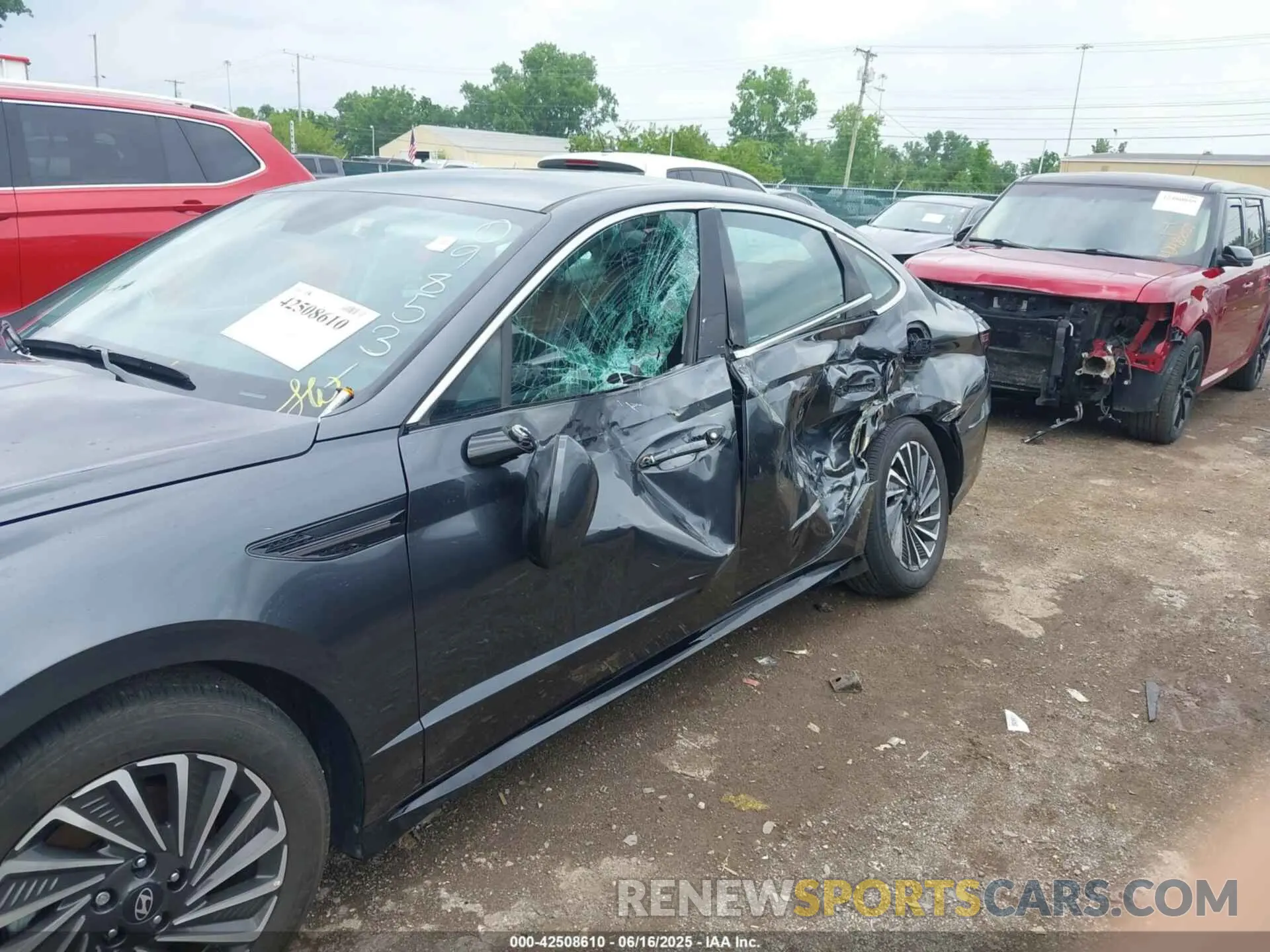 6 fotografías del automóvil dañado KMHL34JJ5RA098531 HYUNDAI SONATA HYBRID 2024