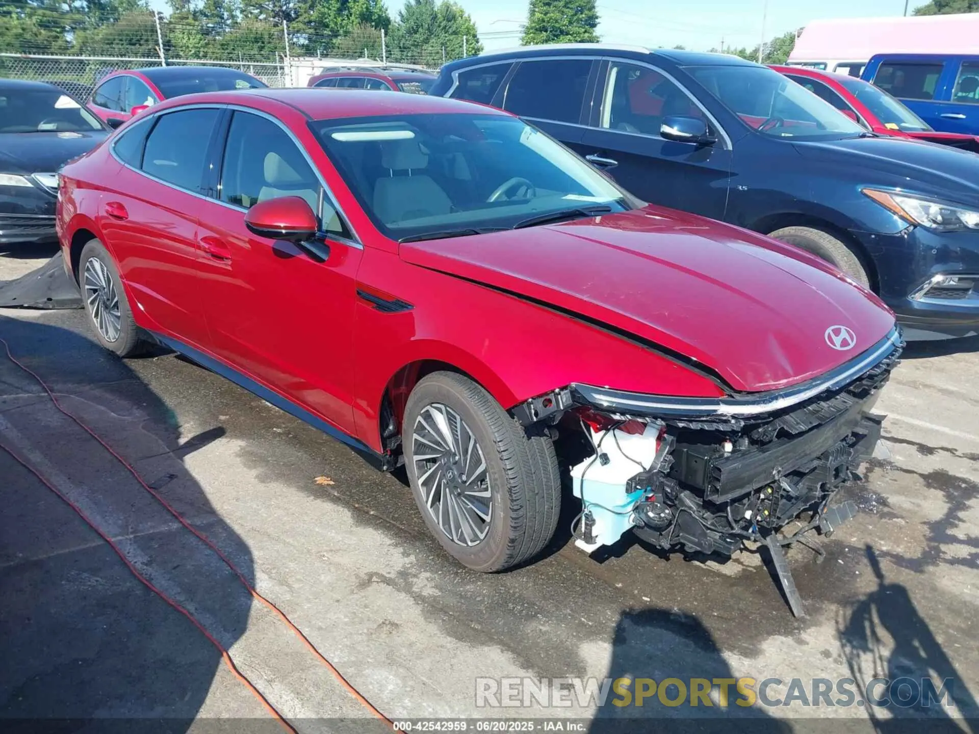1 fotografías del automóvil dañado KMHL34JJ7RA099678 HYUNDAI SONATA HYBRID 2024