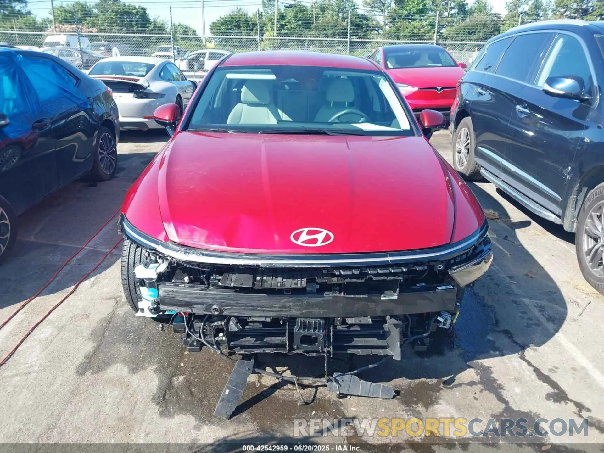 13 fotografías del automóvil dañado KMHL34JJ7RA099678 HYUNDAI SONATA HYBRID 2024