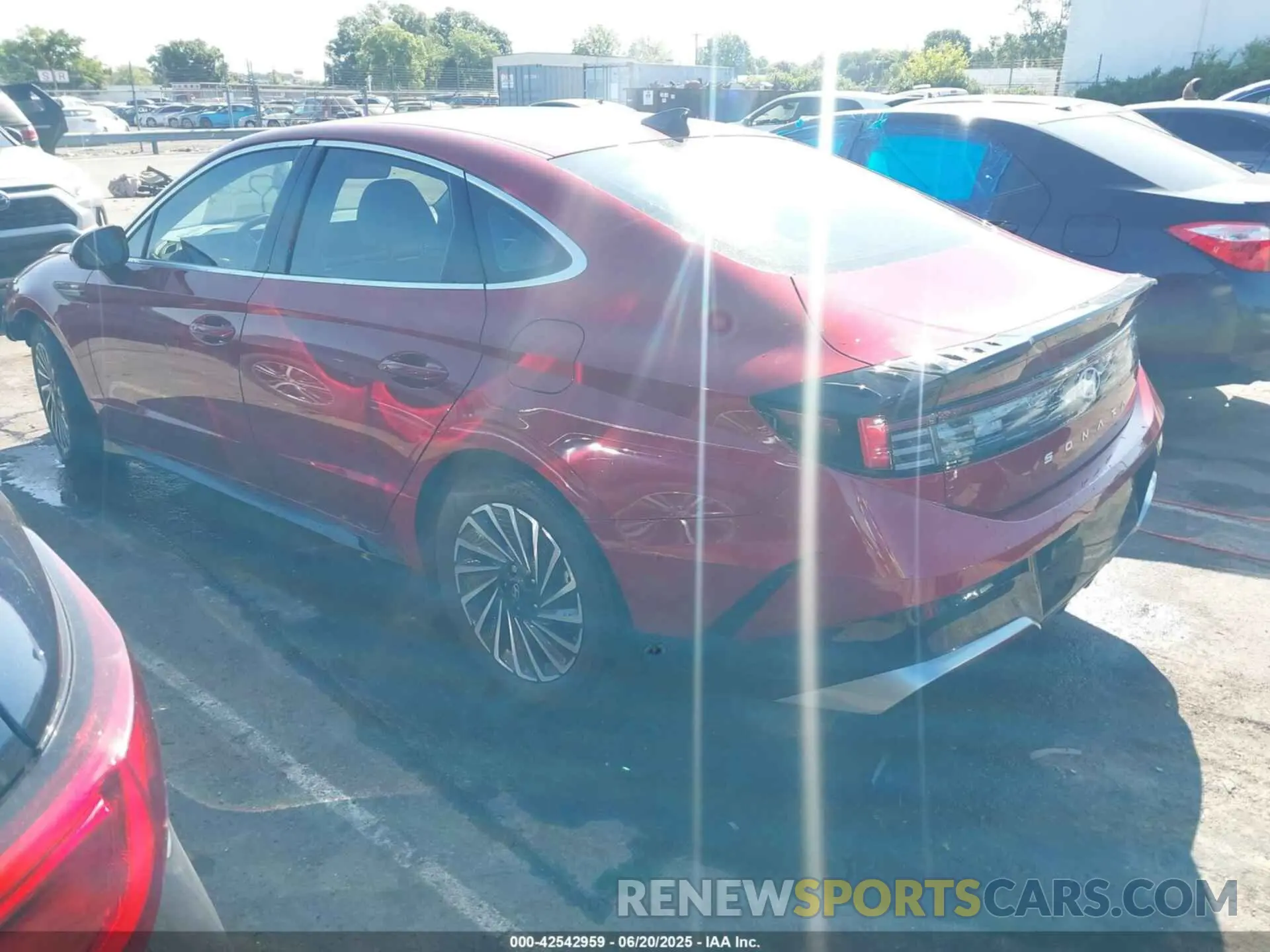 3 fotografías del automóvil dañado KMHL34JJ7RA099678 HYUNDAI SONATA HYBRID 2024