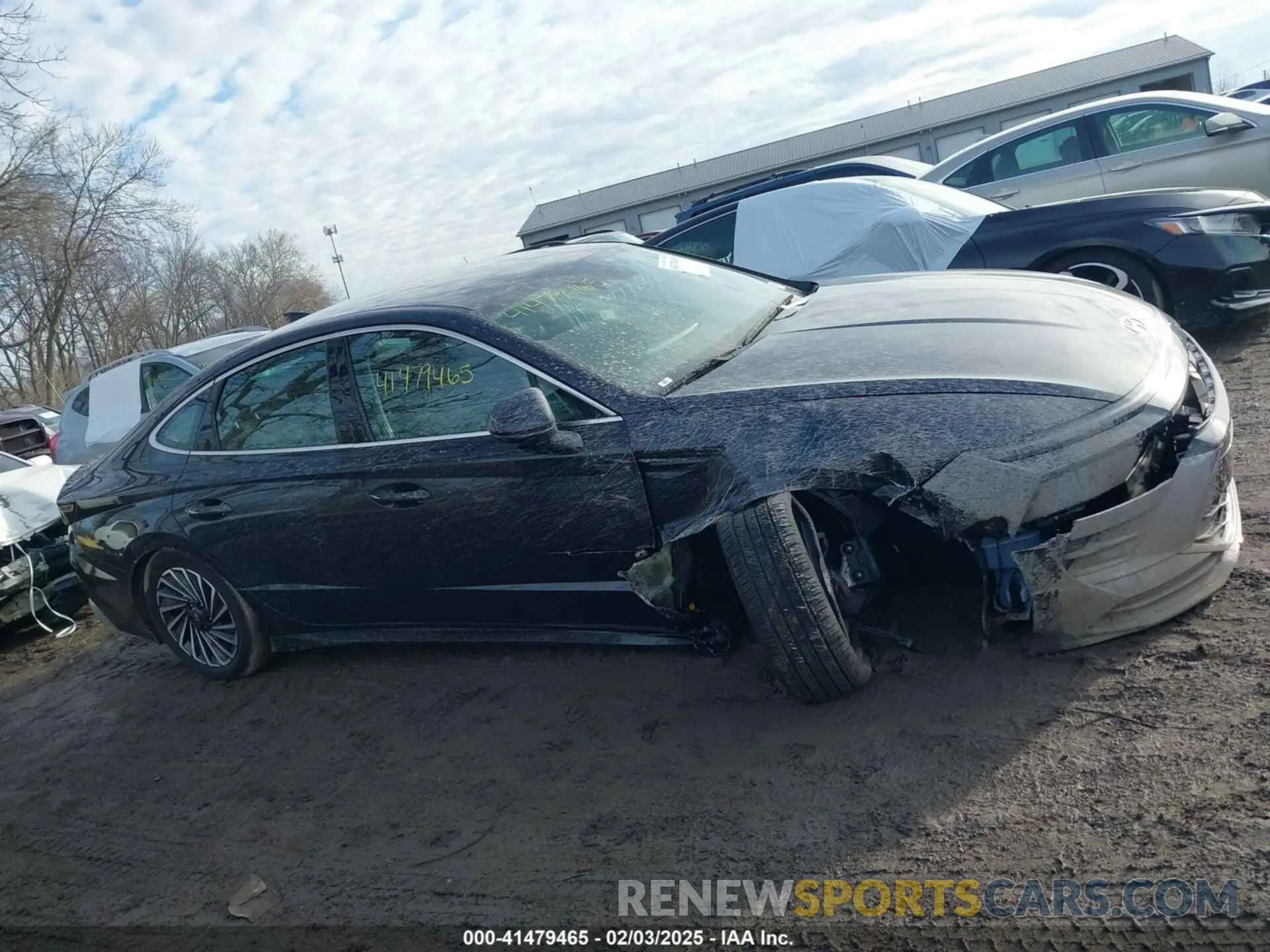 13 fotografías del automóvil dañado KMHL34JJ9RA097267 HYUNDAI SONATA HYBRID 2024