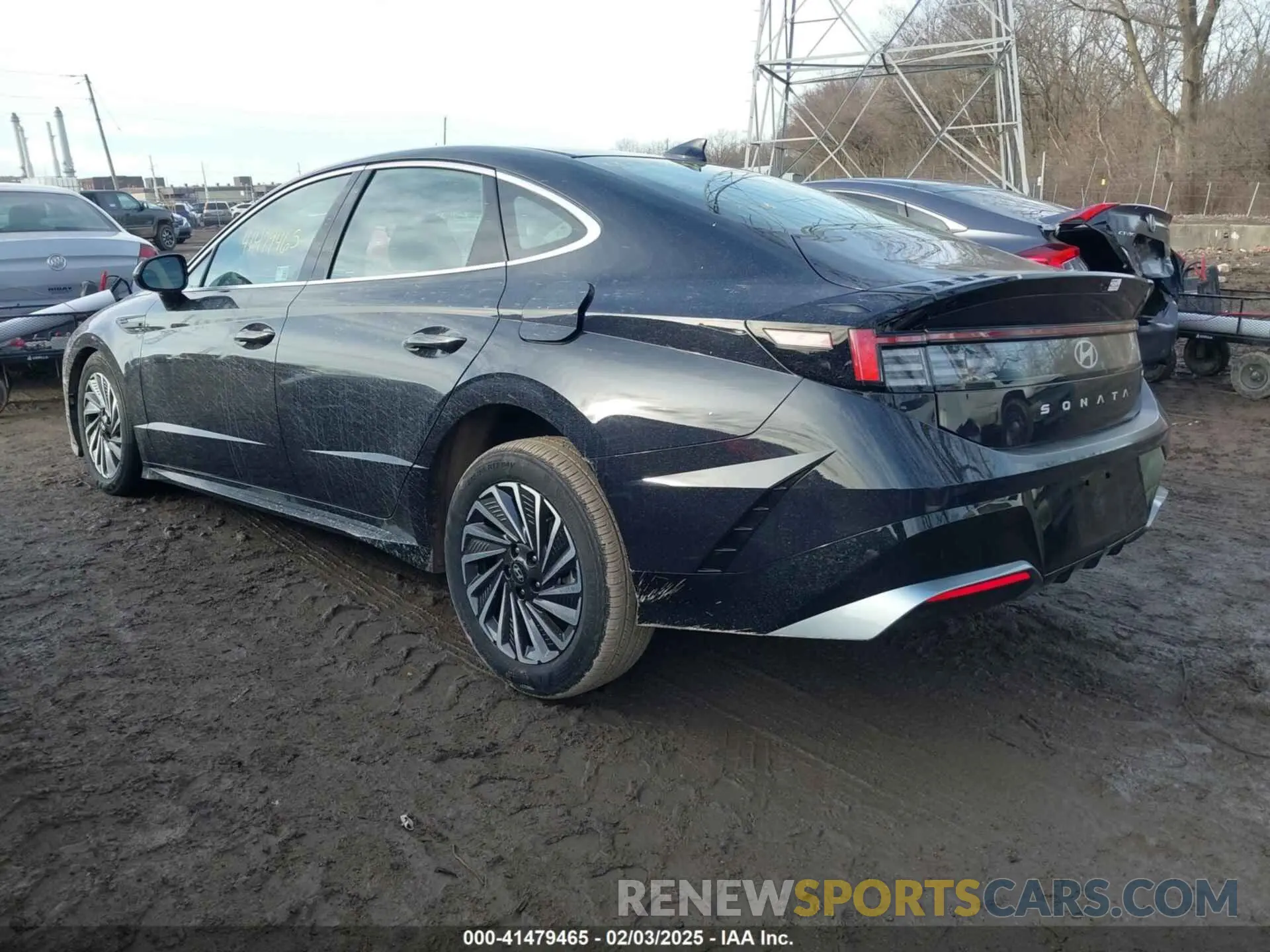 3 fotografías del automóvil dañado KMHL34JJ9RA097267 HYUNDAI SONATA HYBRID 2024
