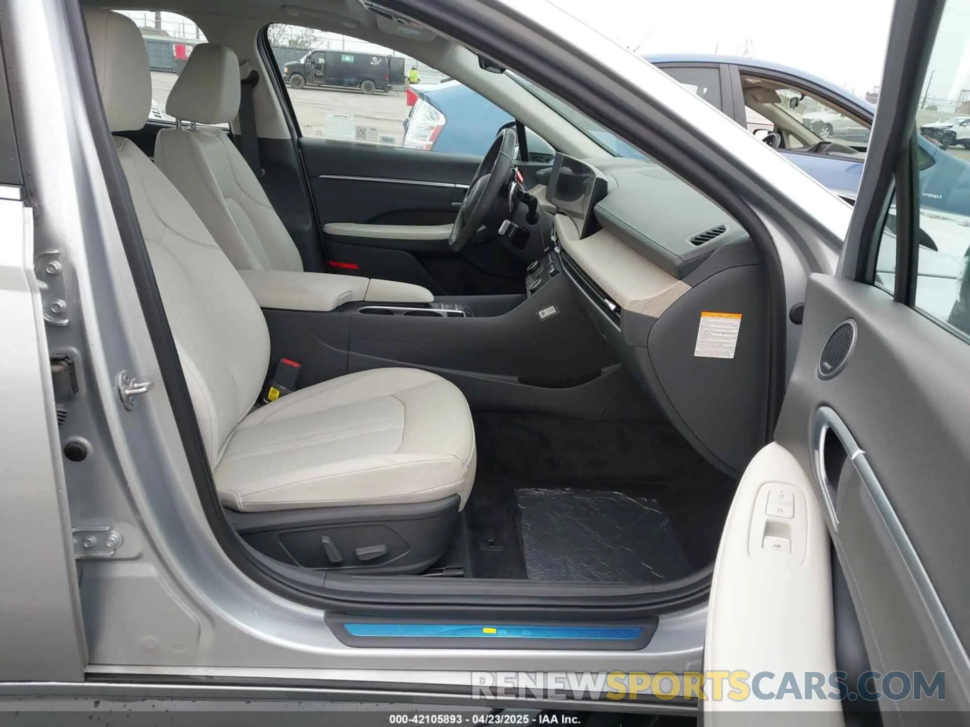 5 fotografías del automóvil dañado KMHL54JJ4RA088051 HYUNDAI SONATA HYBRID 2024
