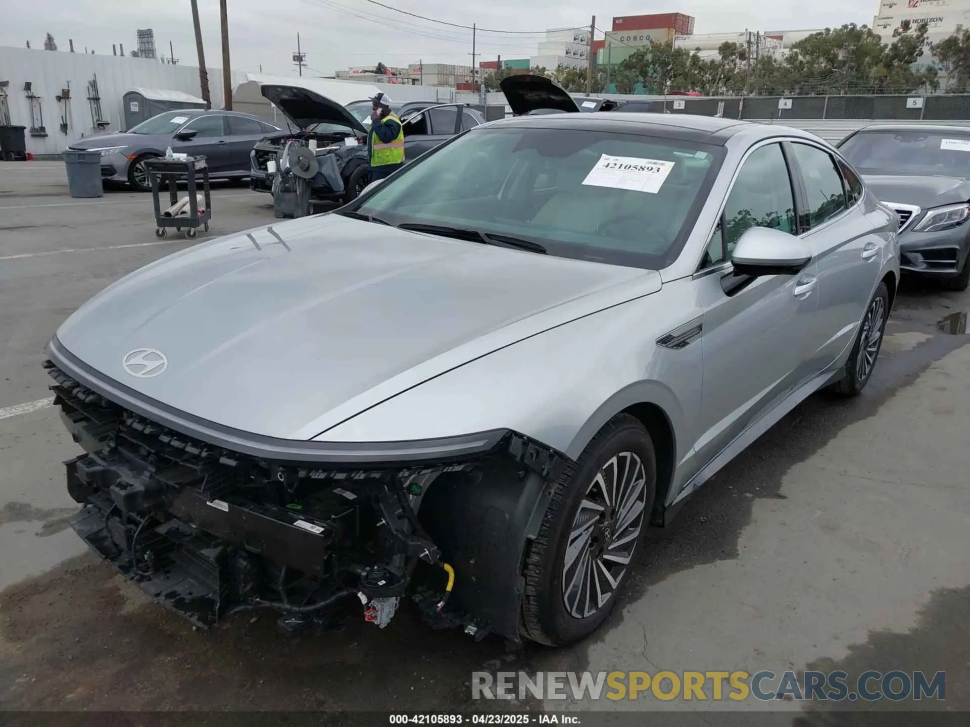 6 fotografías del automóvil dañado KMHL54JJ4RA088051 HYUNDAI SONATA HYBRID 2024
