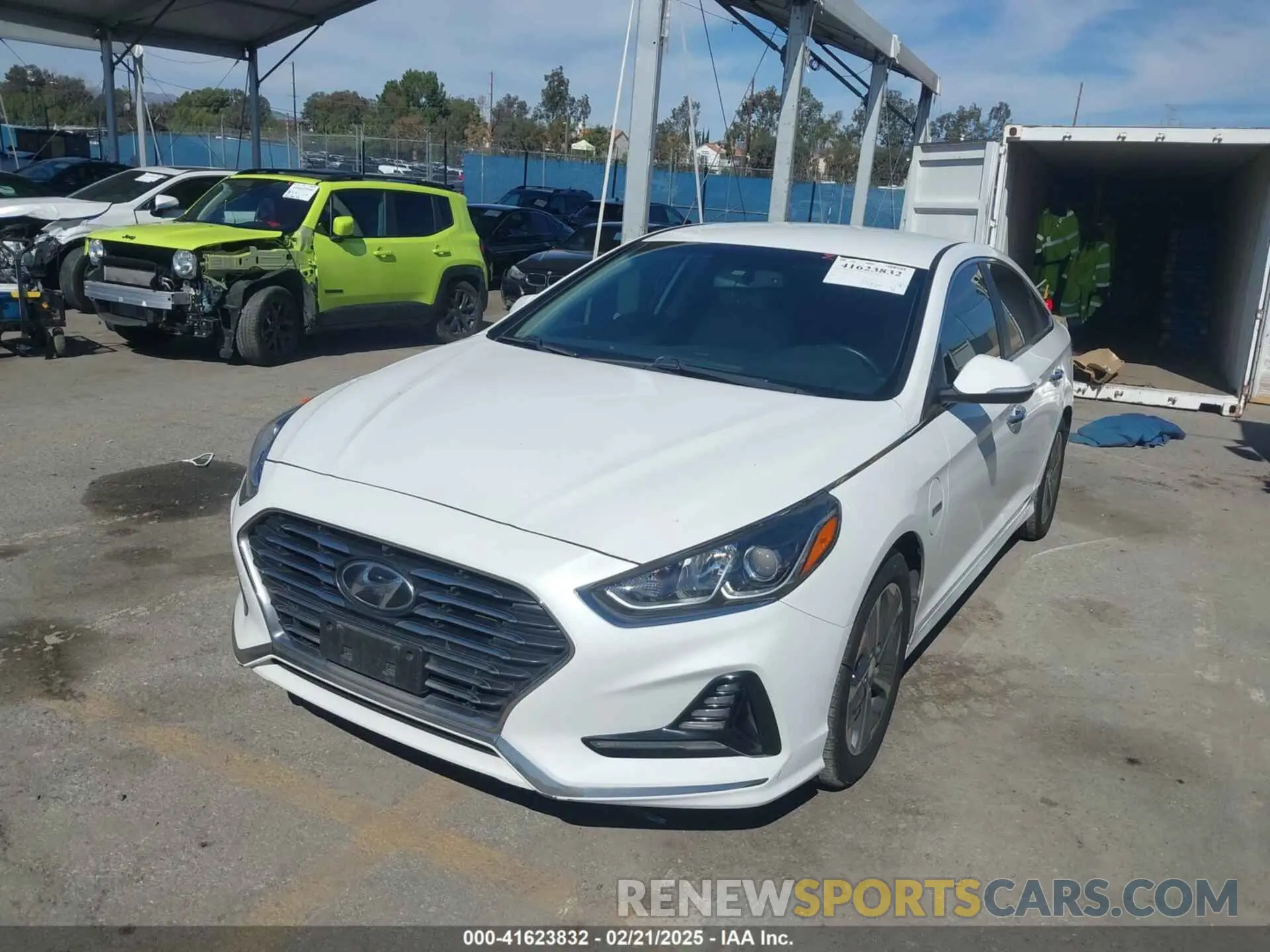 2 fotografías del automóvil dañado KMHE14L24KA089166 HYUNDAI SONATA PLUG-IN HYBRID 2019