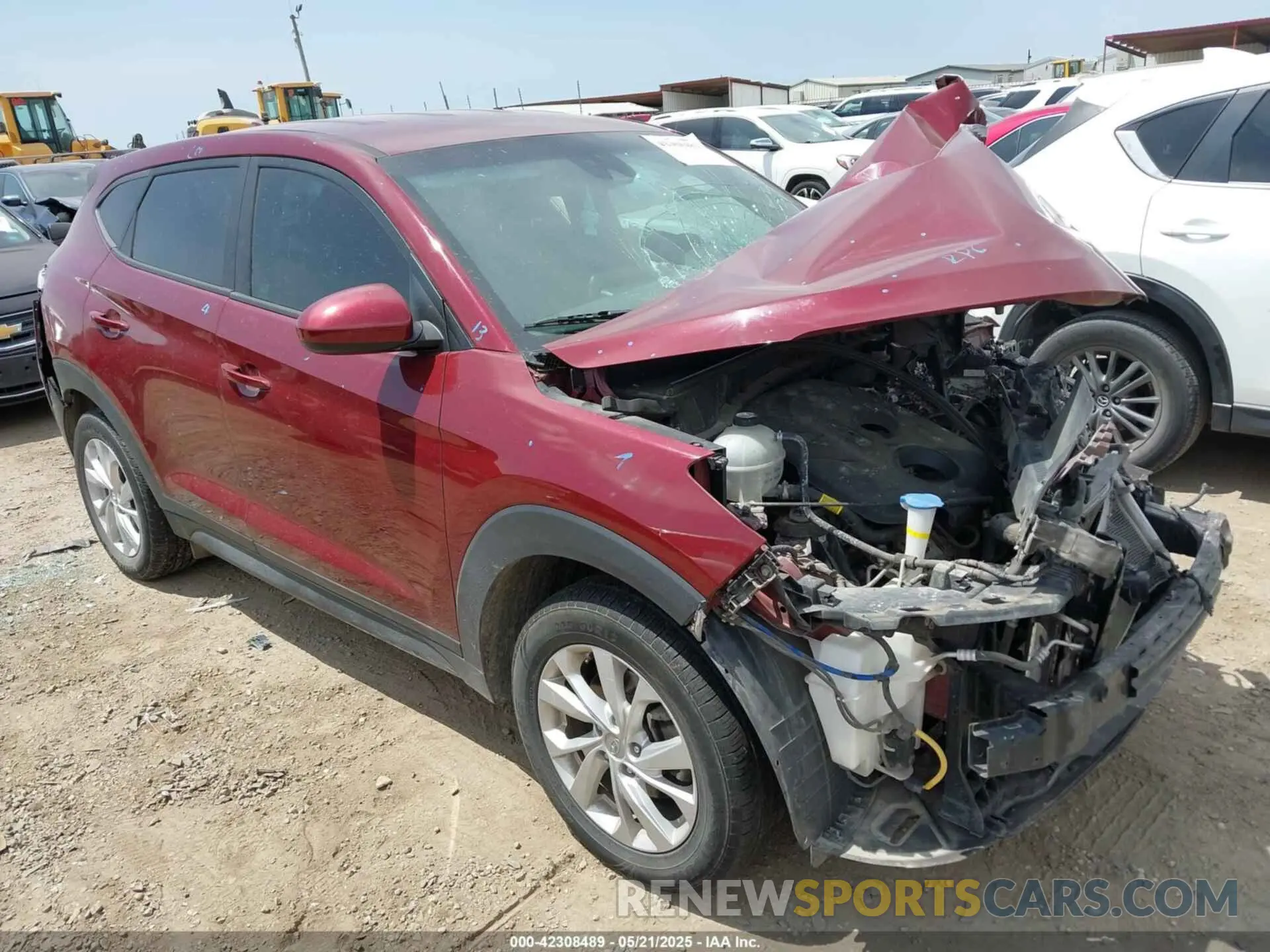 1 fotografías del automóvil dañado KM8J23A40KU067688 HYUNDAI TUCSON 2019