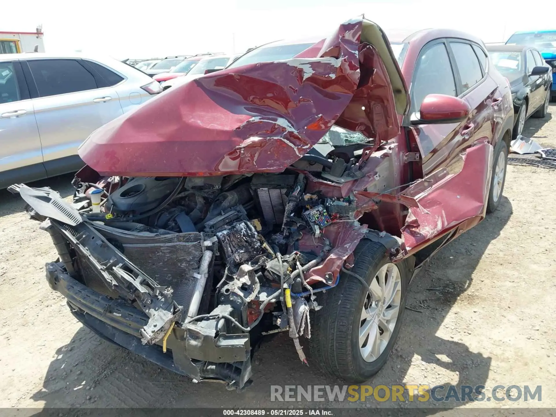 6 fotografías del automóvil dañado KM8J23A40KU067688 HYUNDAI TUCSON 2019