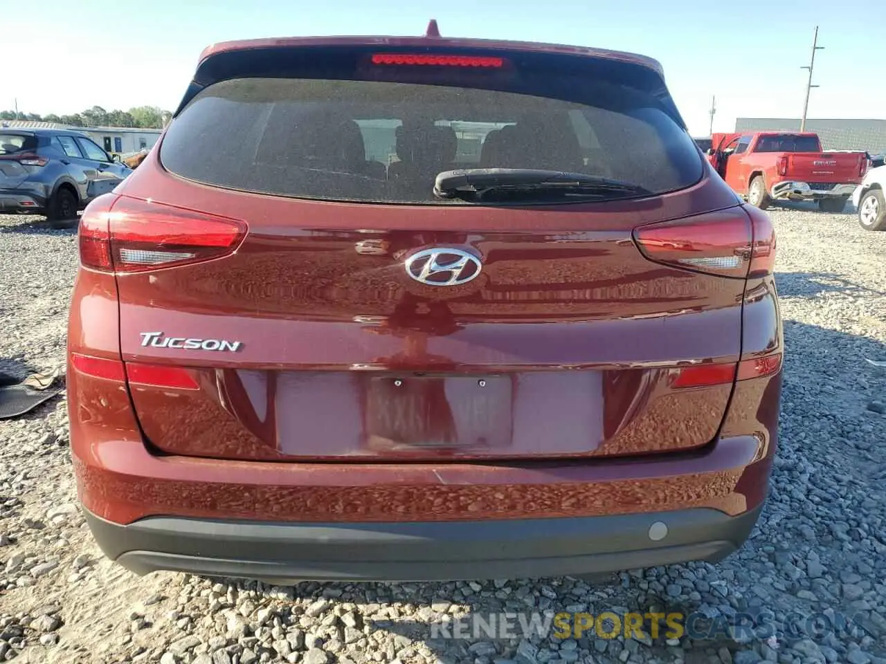 6 fotografías del automóvil dañado KM8J23A40KU886720 HYUNDAI TUCSON 2019