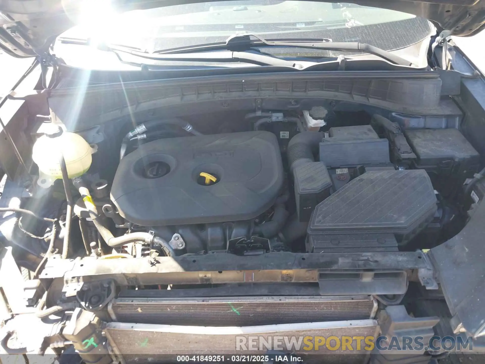 10 fotografías del automóvil dañado KM8J23A40KU894803 HYUNDAI TUCSON 2019