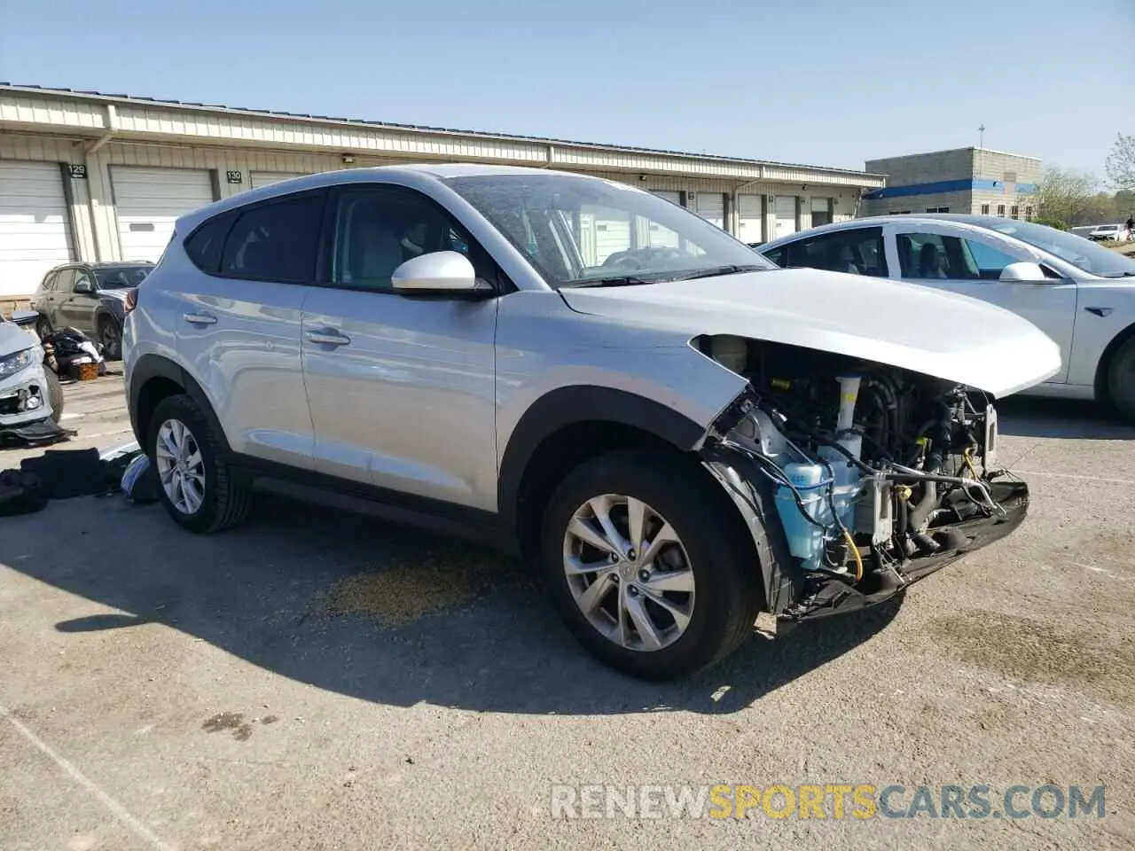 4 fotografías del automóvil dañado KM8J23A40KU951999 HYUNDAI TUCSON 2019