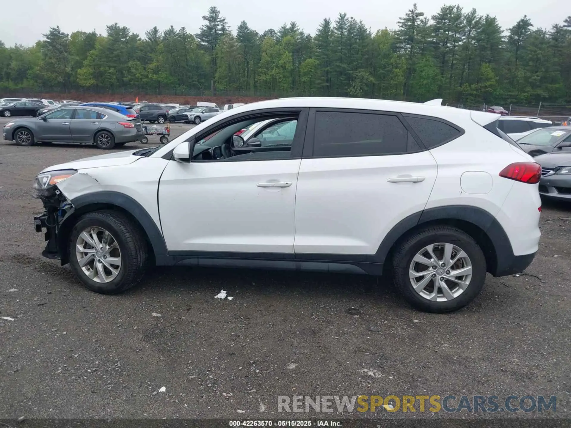15 fotografías del automóvil dañado KM8J23A40KU974473 HYUNDAI TUCSON 2019