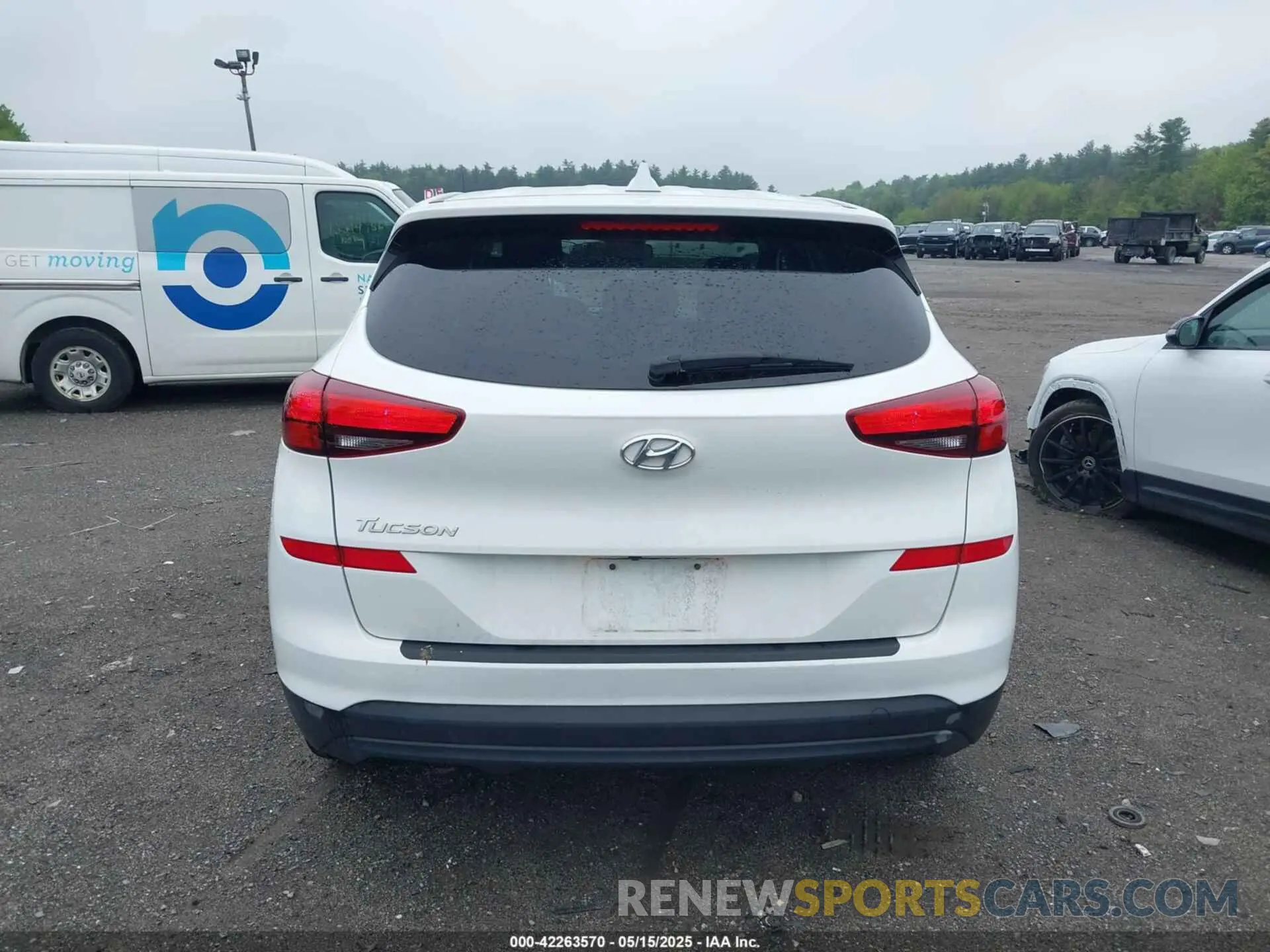 17 fotografías del automóvil dañado KM8J23A40KU974473 HYUNDAI TUCSON 2019