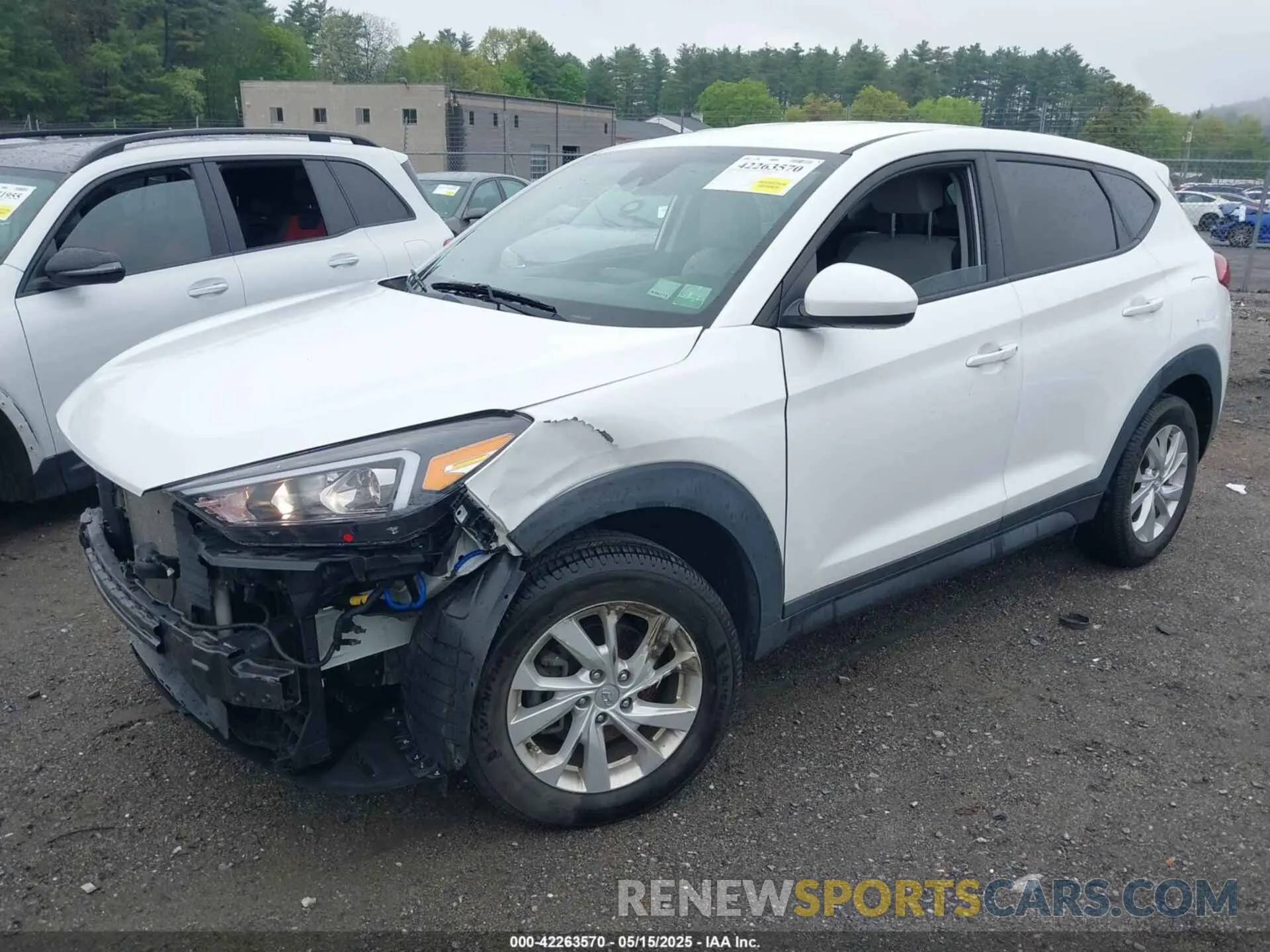 2 fotografías del automóvil dañado KM8J23A40KU974473 HYUNDAI TUCSON 2019