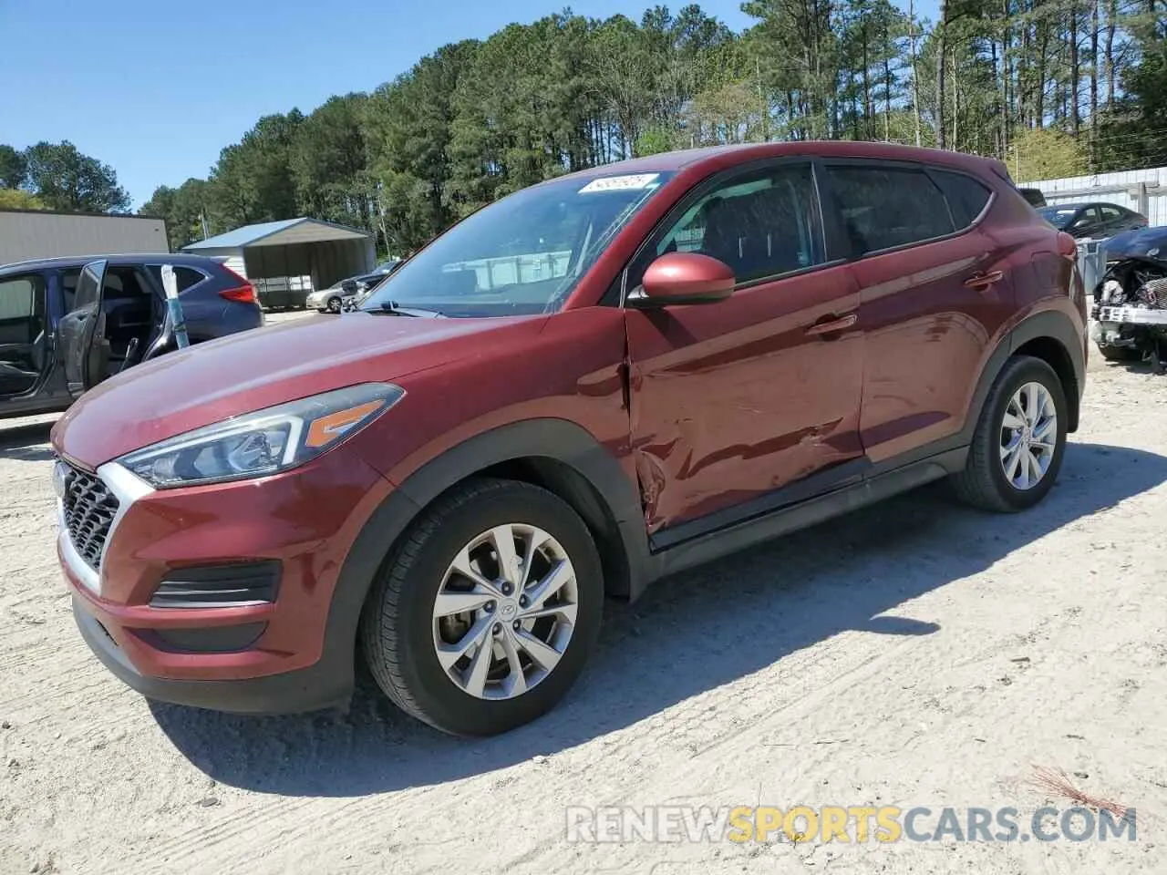 1 fotografías del automóvil dañado KM8J23A41KU860823 HYUNDAI TUCSON 2019