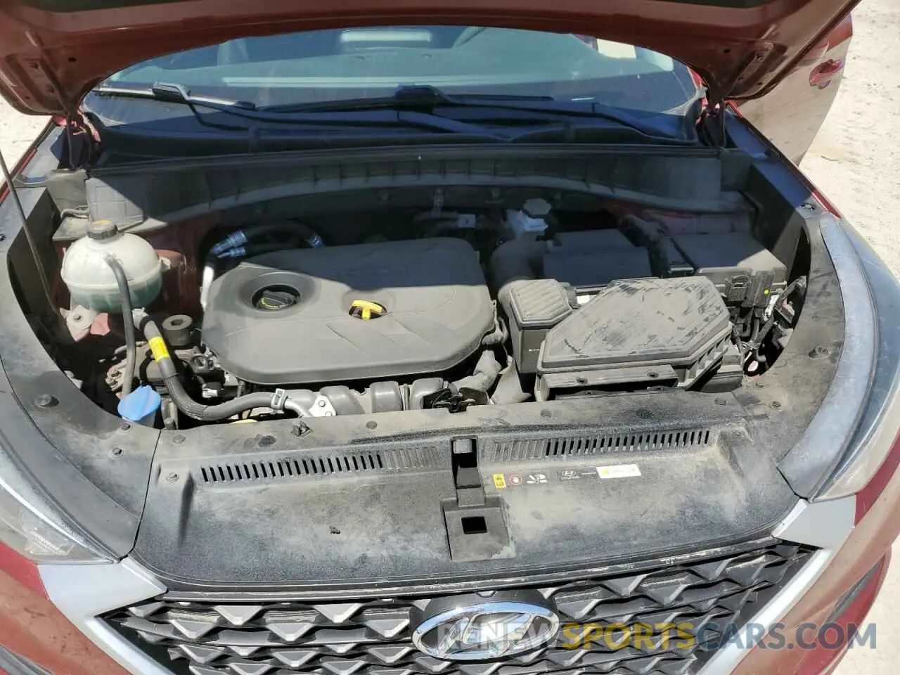 12 fotografías del automóvil dañado KM8J23A41KU860823 HYUNDAI TUCSON 2019