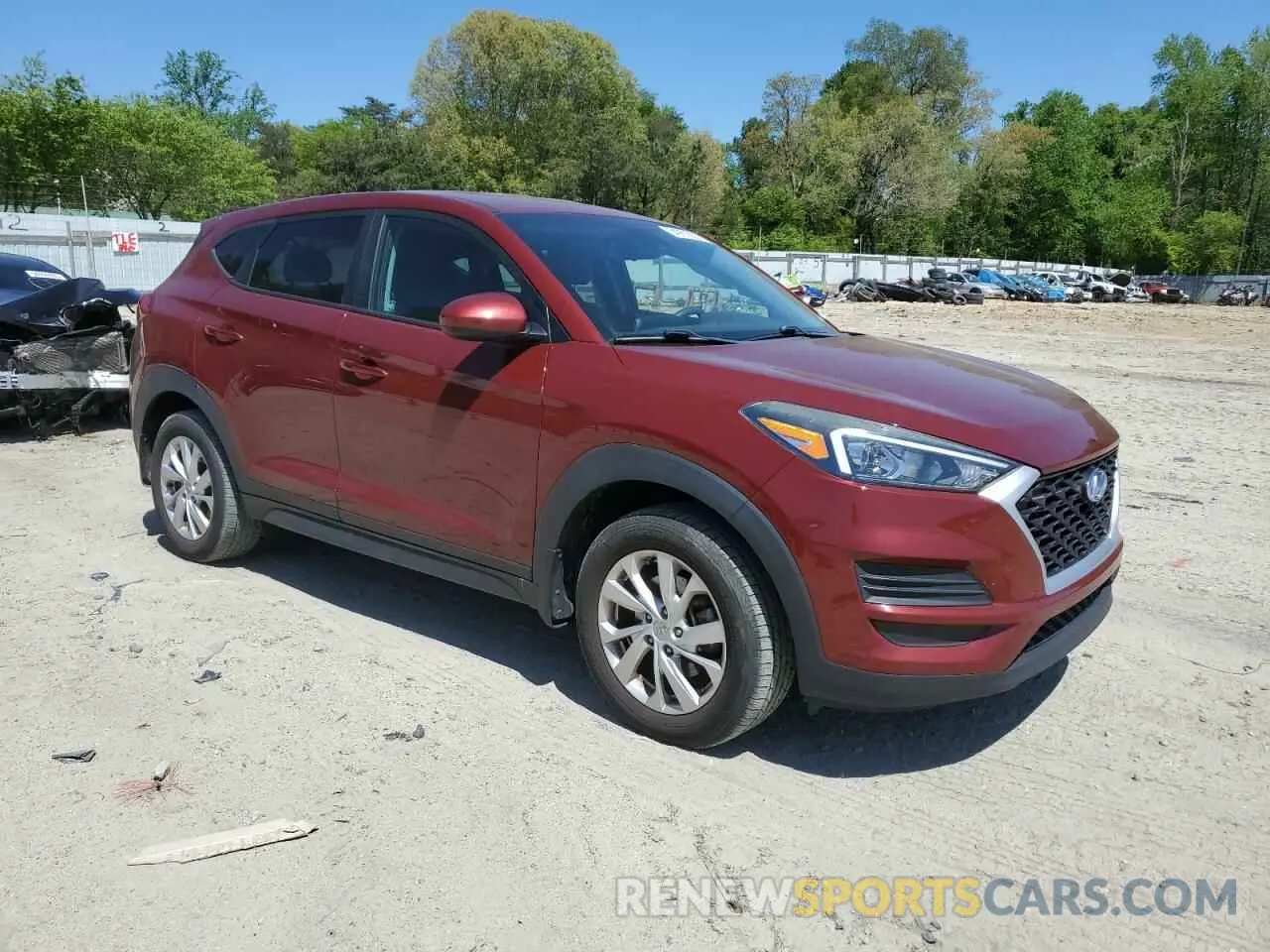 4 fotografías del automóvil dañado KM8J23A41KU860823 HYUNDAI TUCSON 2019