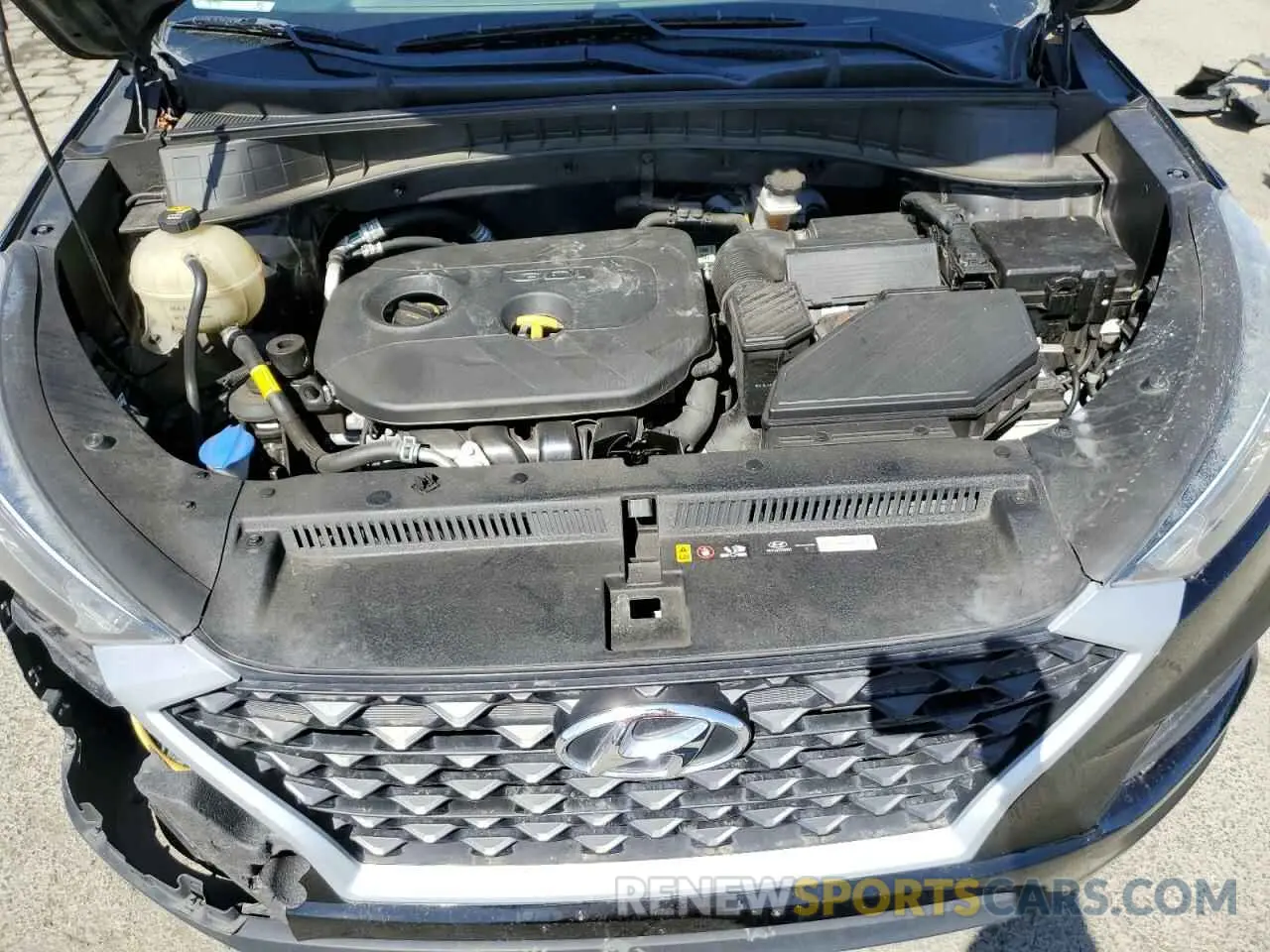 12 fotografías del automóvil dañado KM8J23A41KU921457 HYUNDAI TUCSON 2019