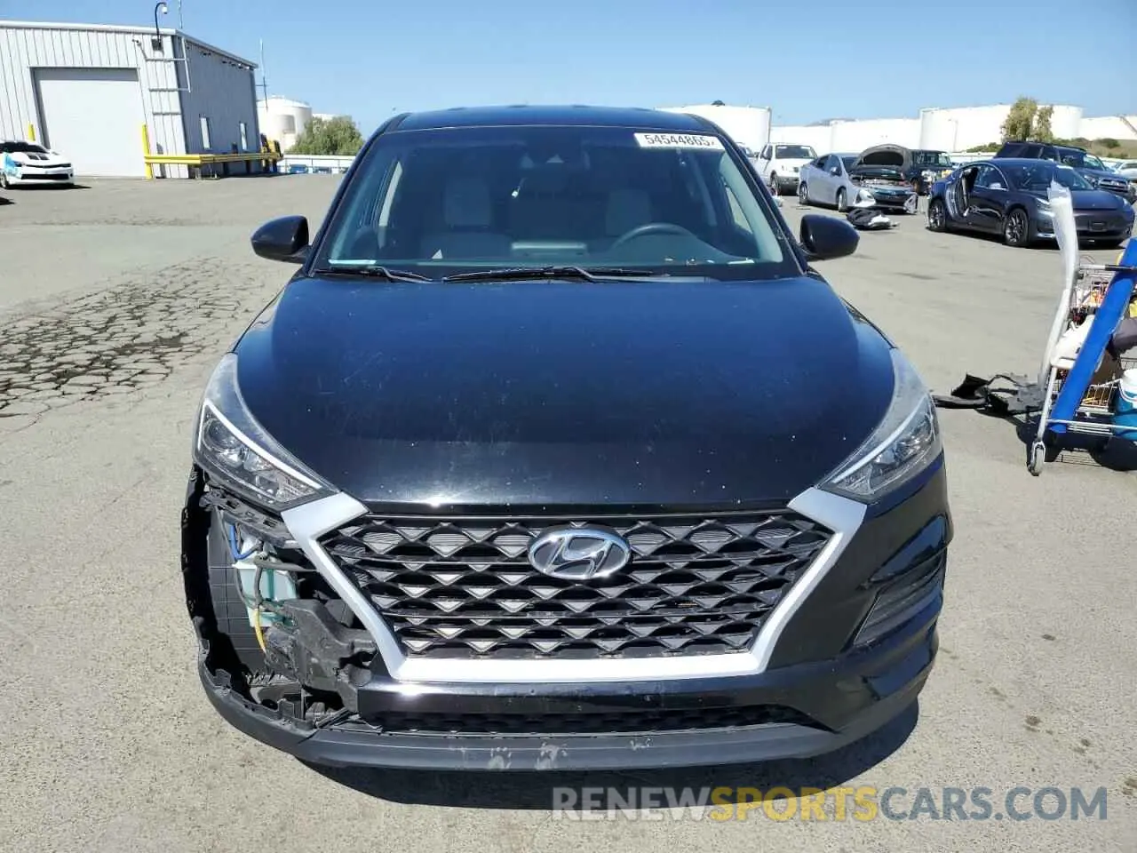 5 fotografías del automóvil dañado KM8J23A41KU921457 HYUNDAI TUCSON 2019