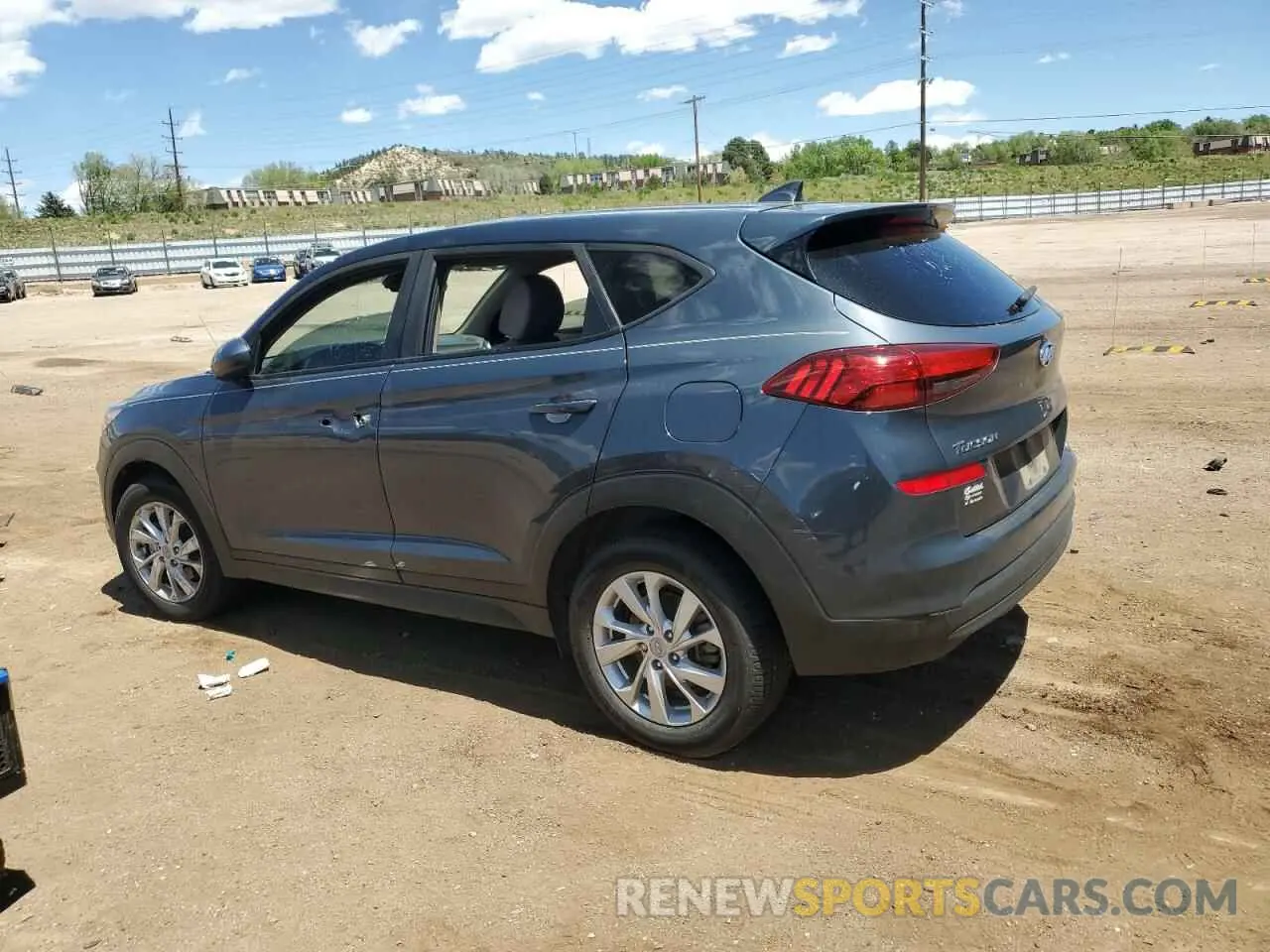 2 fotografías del automóvil dañado KM8J23A42KU004415 HYUNDAI TUCSON 2019