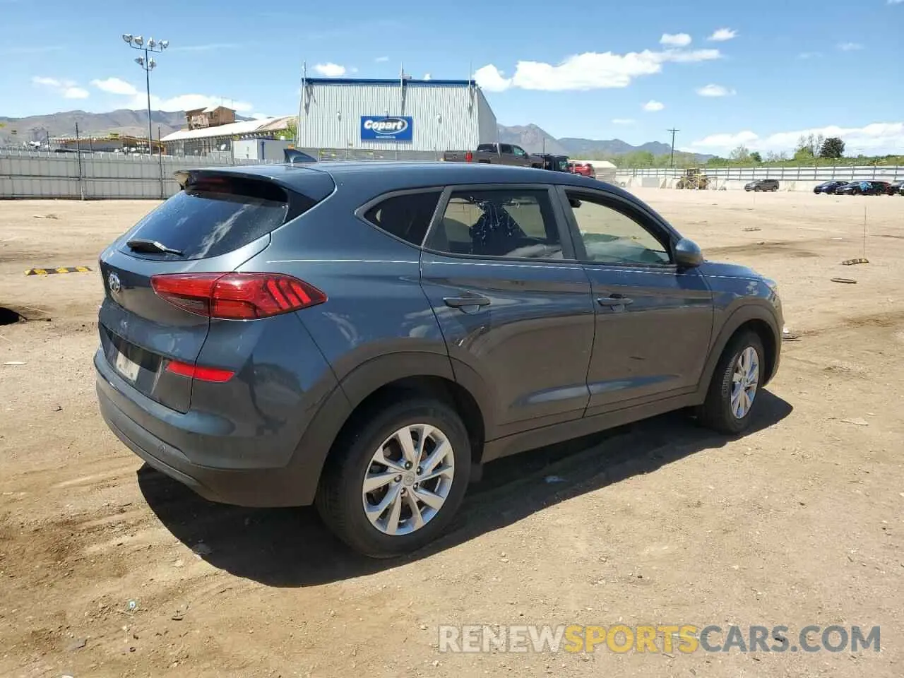 3 fotografías del automóvil dañado KM8J23A42KU004415 HYUNDAI TUCSON 2019