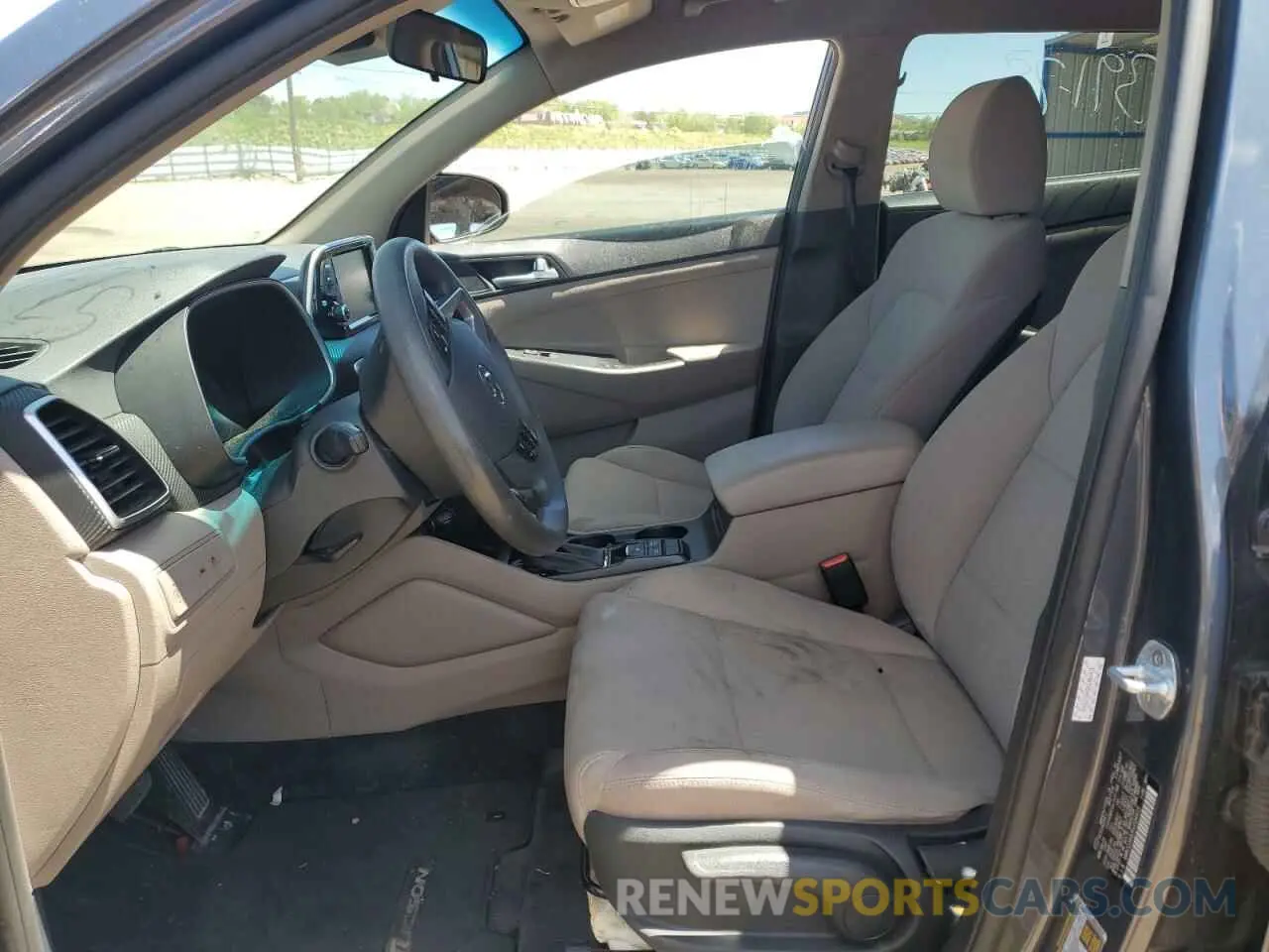 7 fotografías del automóvil dañado KM8J23A42KU004415 HYUNDAI TUCSON 2019