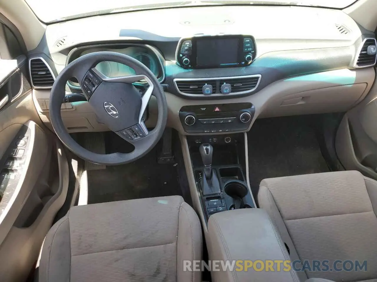 8 fotografías del automóvil dañado KM8J23A42KU004415 HYUNDAI TUCSON 2019