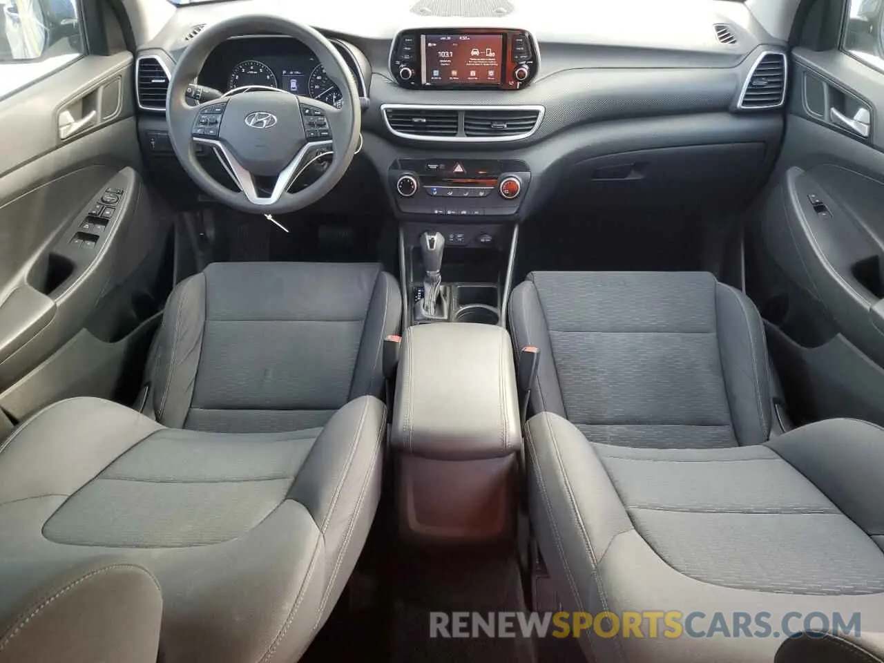 8 fotografías del automóvil dañado KM8J23A42KU007086 HYUNDAI TUCSON 2019