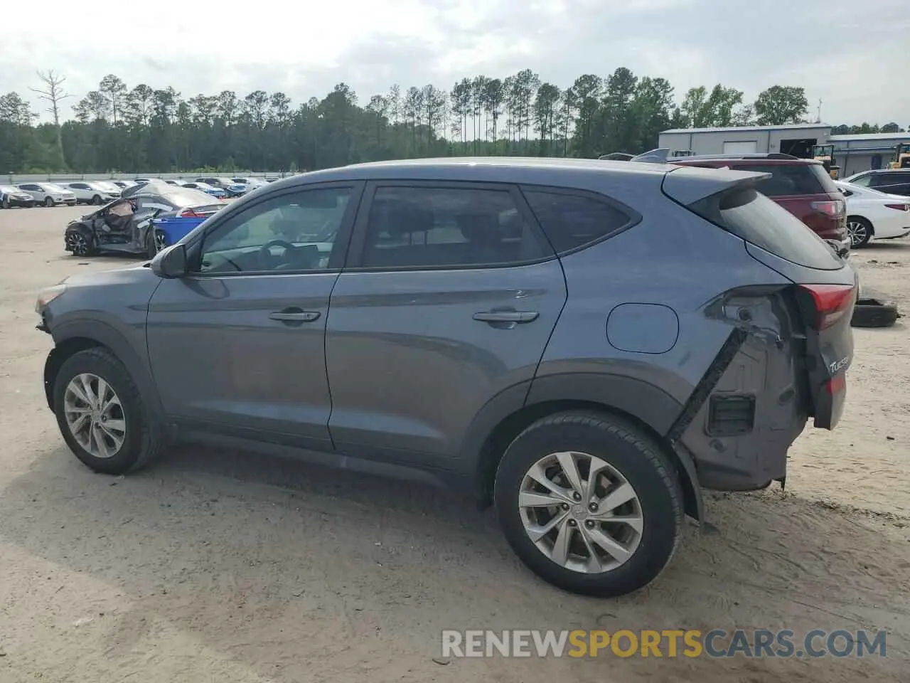 2 fotografías del automóvil dañado KM8J23A42KU059365 HYUNDAI TUCSON 2019