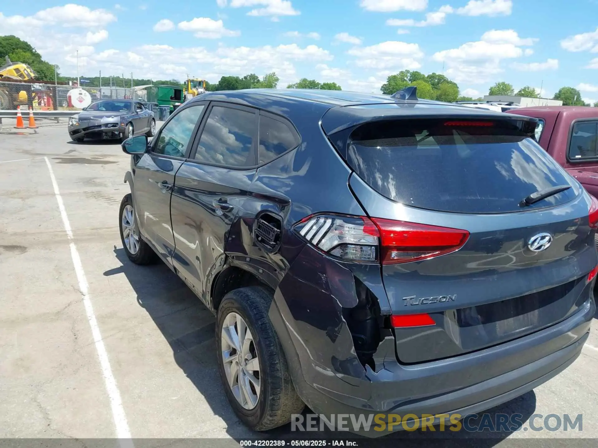 3 fotografías del automóvil dañado KM8J23A42KU920804 HYUNDAI TUCSON 2019