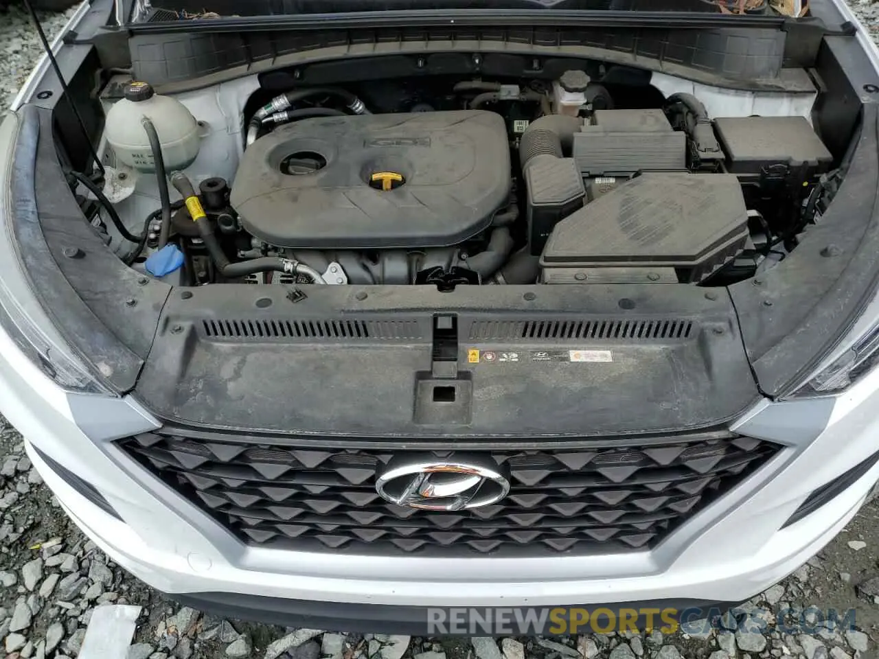 12 fotografías del automóvil dañado KM8J23A42KU936212 HYUNDAI TUCSON 2019