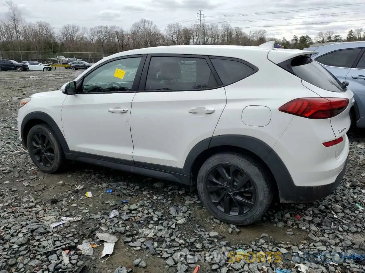 2 fotografías del automóvil dañado KM8J23A42KU936212 HYUNDAI TUCSON 2019