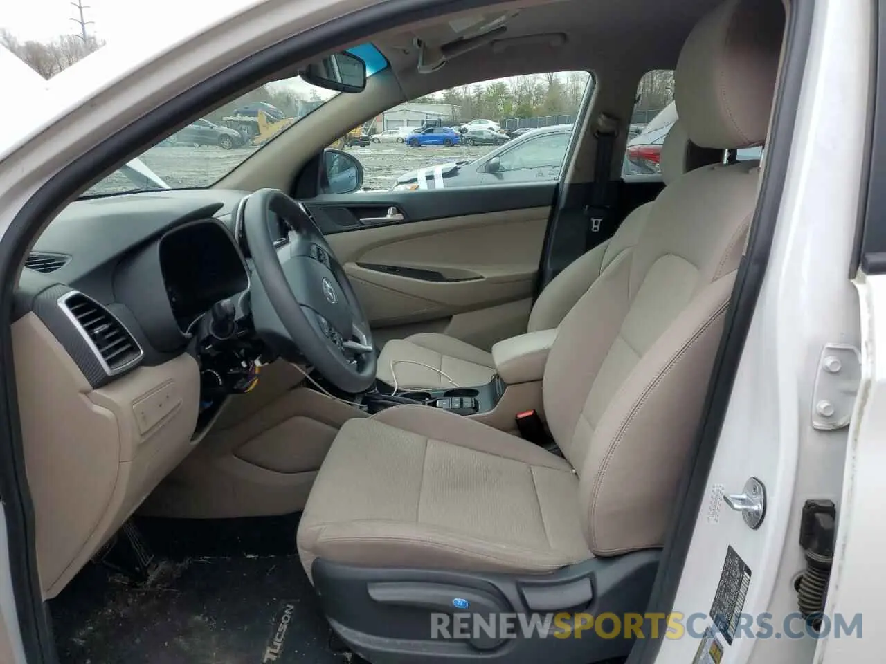 7 fotografías del automóvil dañado KM8J23A42KU936212 HYUNDAI TUCSON 2019