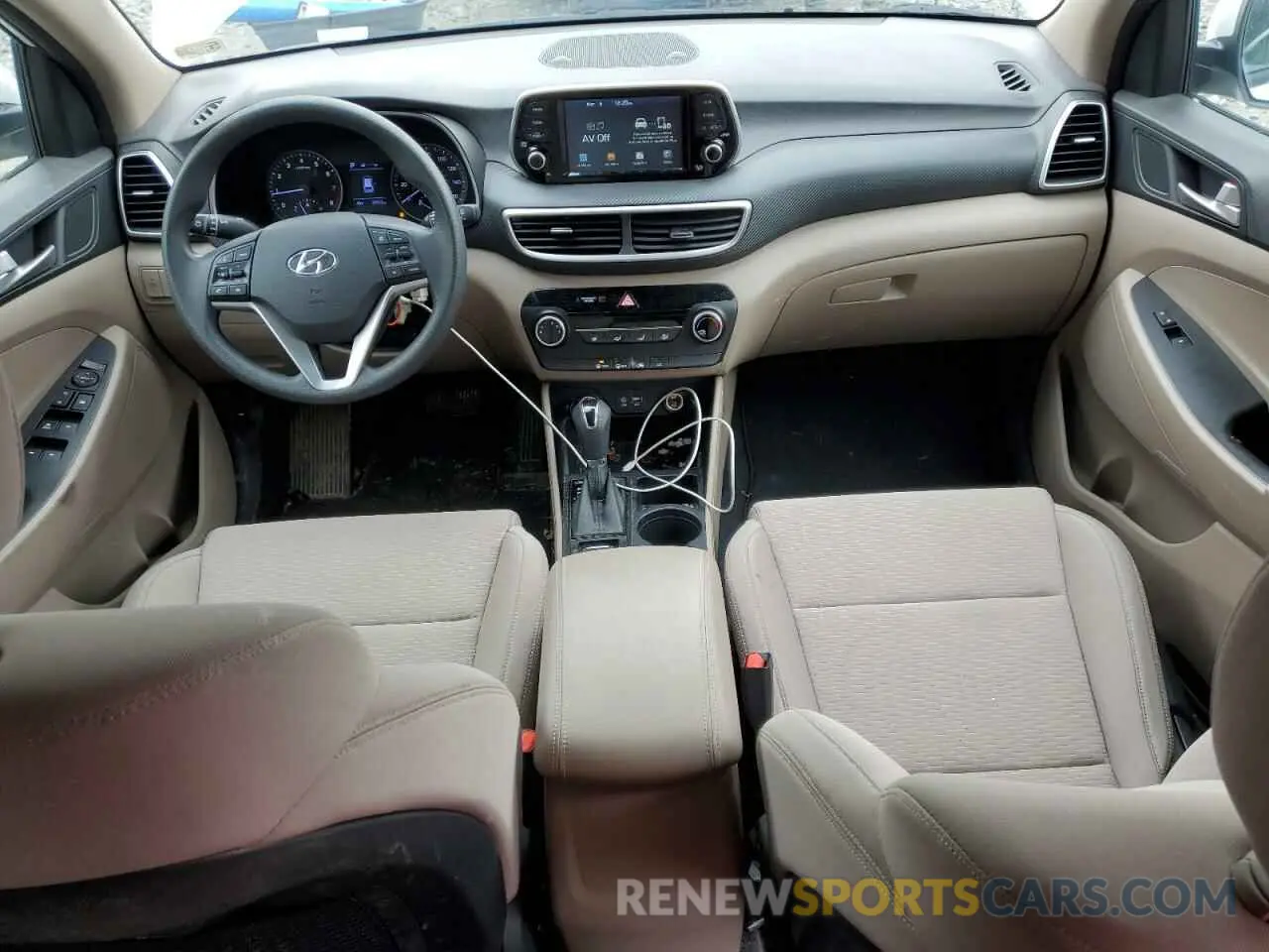 8 fotografías del automóvil dañado KM8J23A42KU936212 HYUNDAI TUCSON 2019