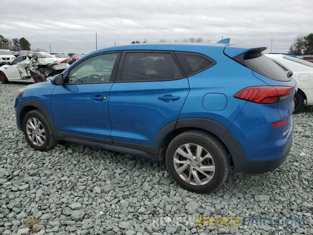 2 fotografías del automóvil dañado KM8J23A42KU956802 HYUNDAI TUCSON 2019