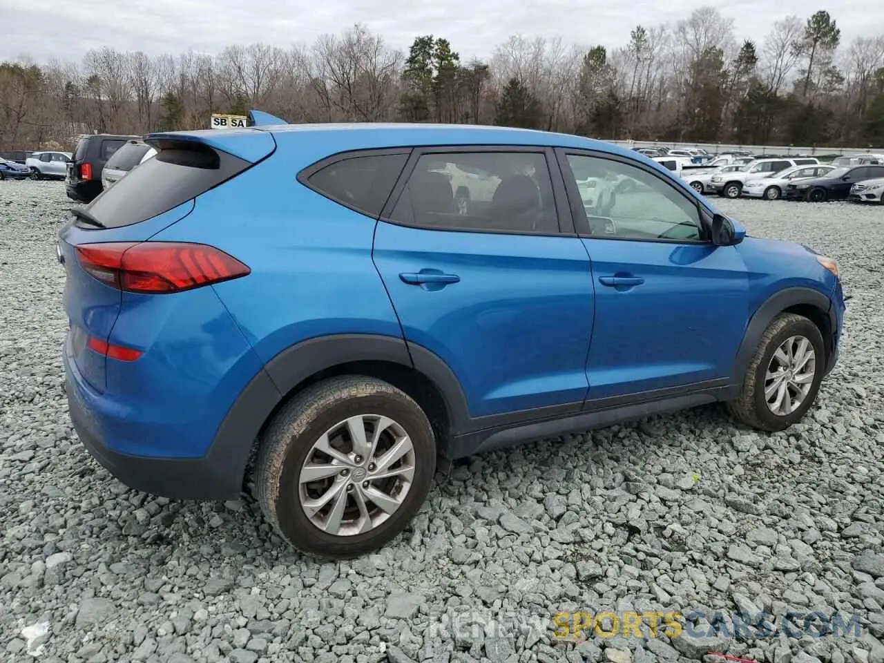 3 fotografías del automóvil dañado KM8J23A42KU956802 HYUNDAI TUCSON 2019