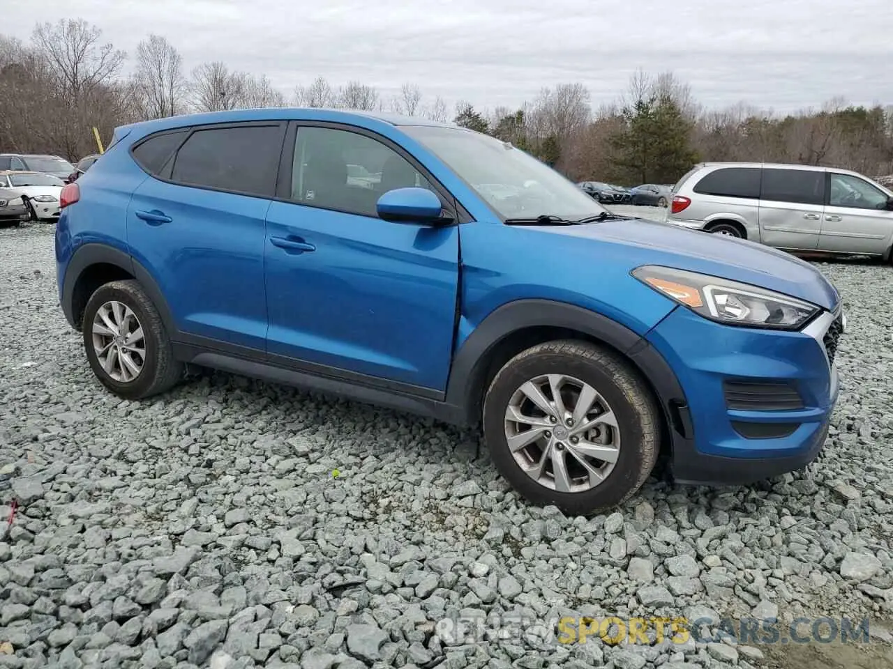 4 fotografías del automóvil dañado KM8J23A42KU956802 HYUNDAI TUCSON 2019