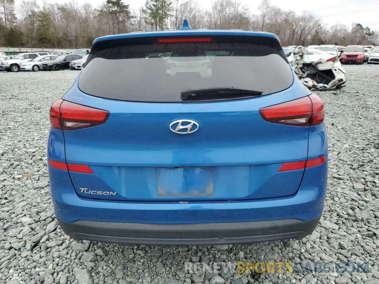 6 fotografías del automóvil dañado KM8J23A42KU956802 HYUNDAI TUCSON 2019