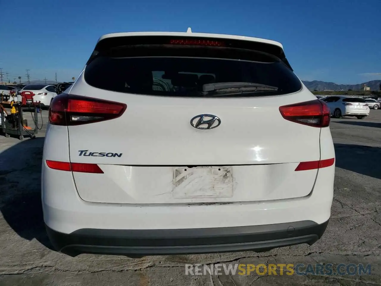 6 fotografías del automóvil dañado KM8J23A43KU016783 HYUNDAI TUCSON 2019