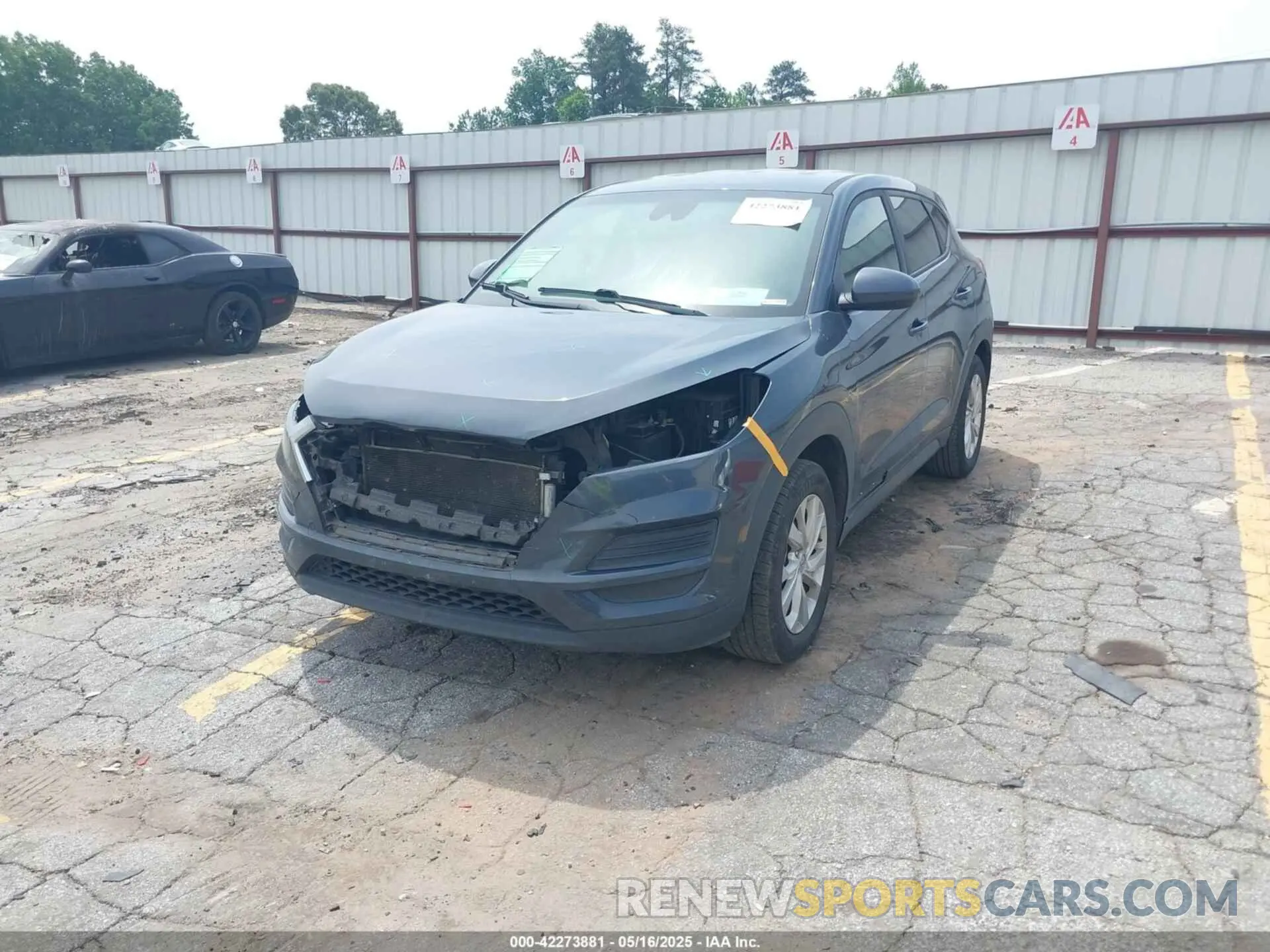 2 fotografías del automóvil dañado KM8J23A43KU037147 HYUNDAI TUCSON 2019