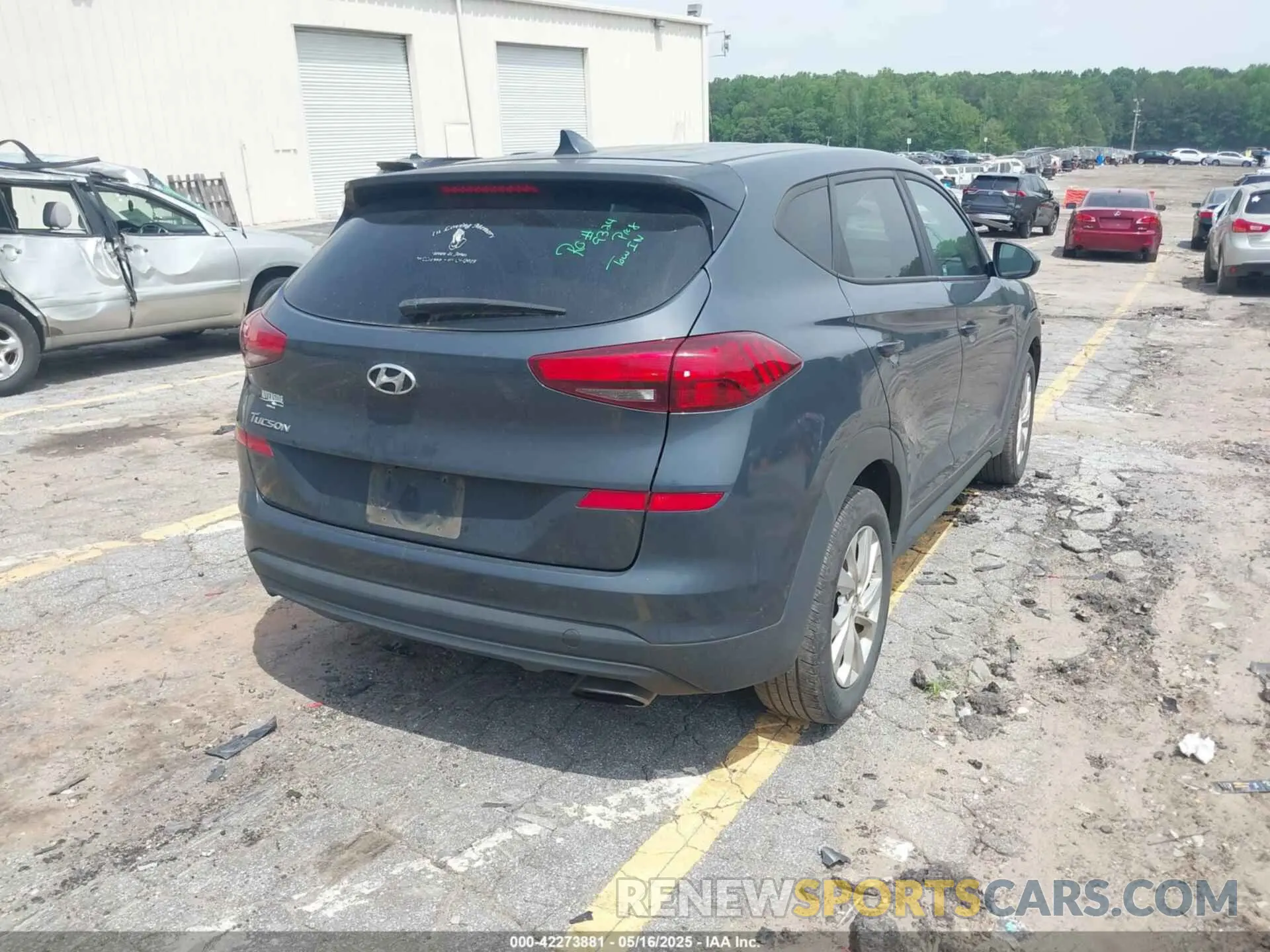 4 fotografías del automóvil dañado KM8J23A43KU037147 HYUNDAI TUCSON 2019